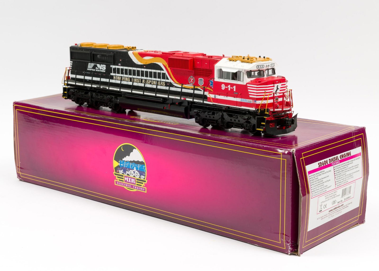 MTH SD60E Diesel Engine 20593 in OB (1 of 3)