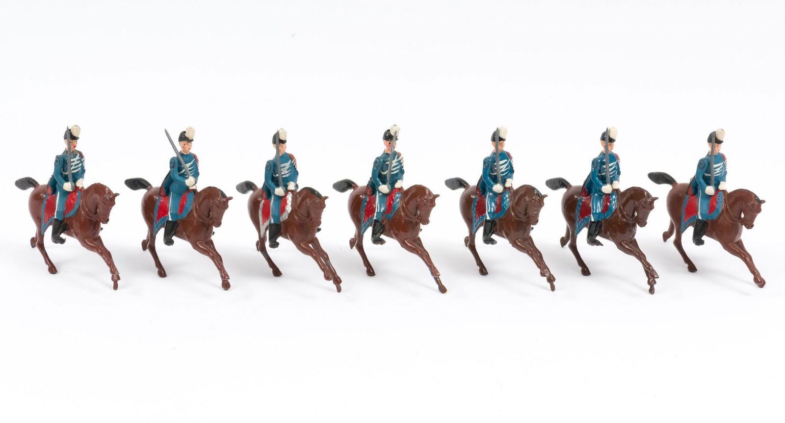7 Pcs Britains #2018 Danish Army Husser (1 of 3)