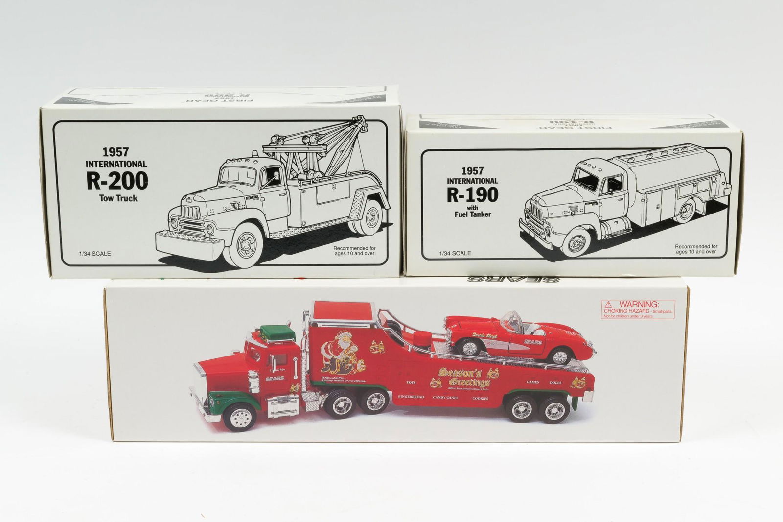 3 Die Cast Trucks in OBs (1 of 6)