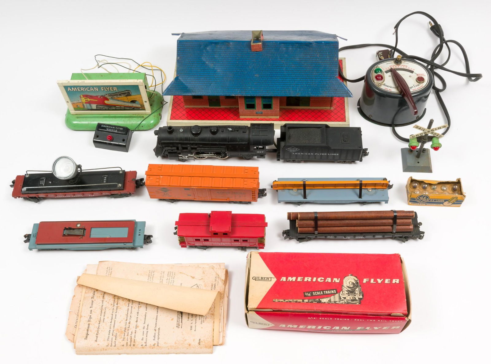 American Flyer Freight Set Incl Accessories (1 of 18)