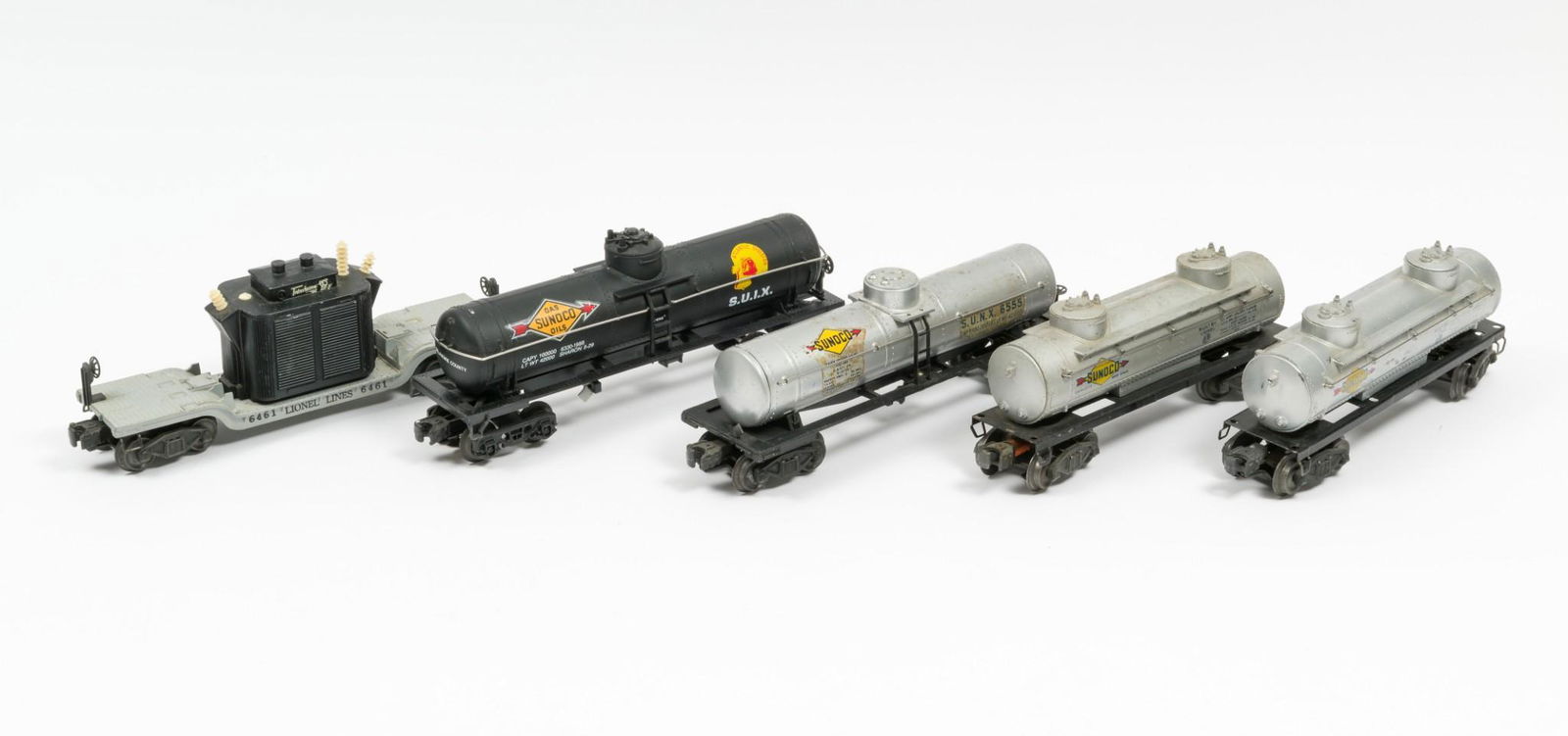 5 Lionel & K-Line Sunoco Tanker Cars (1 of 11)