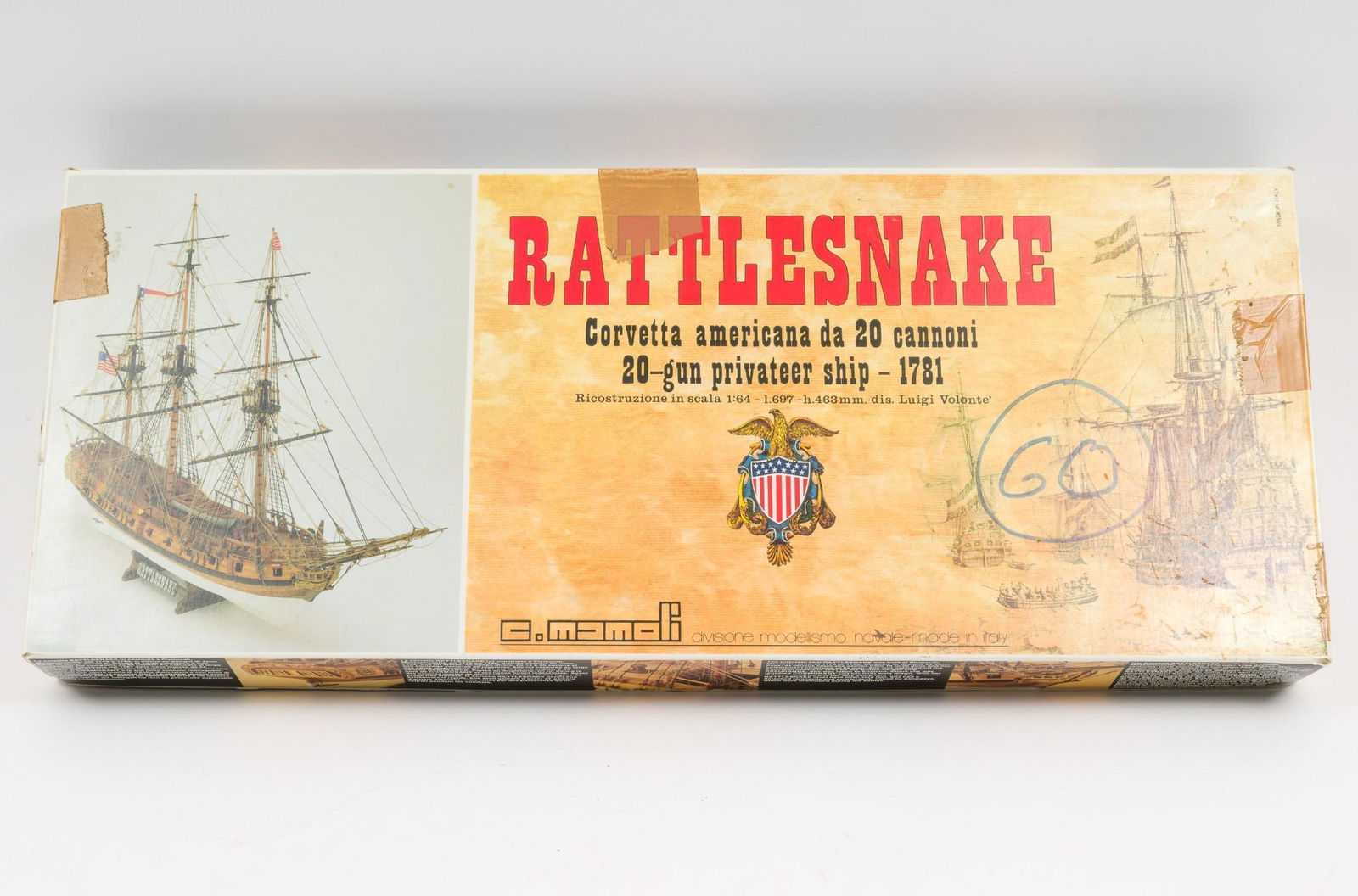 C. Mamoli Rattlesnake Ship Model (1 of 2)