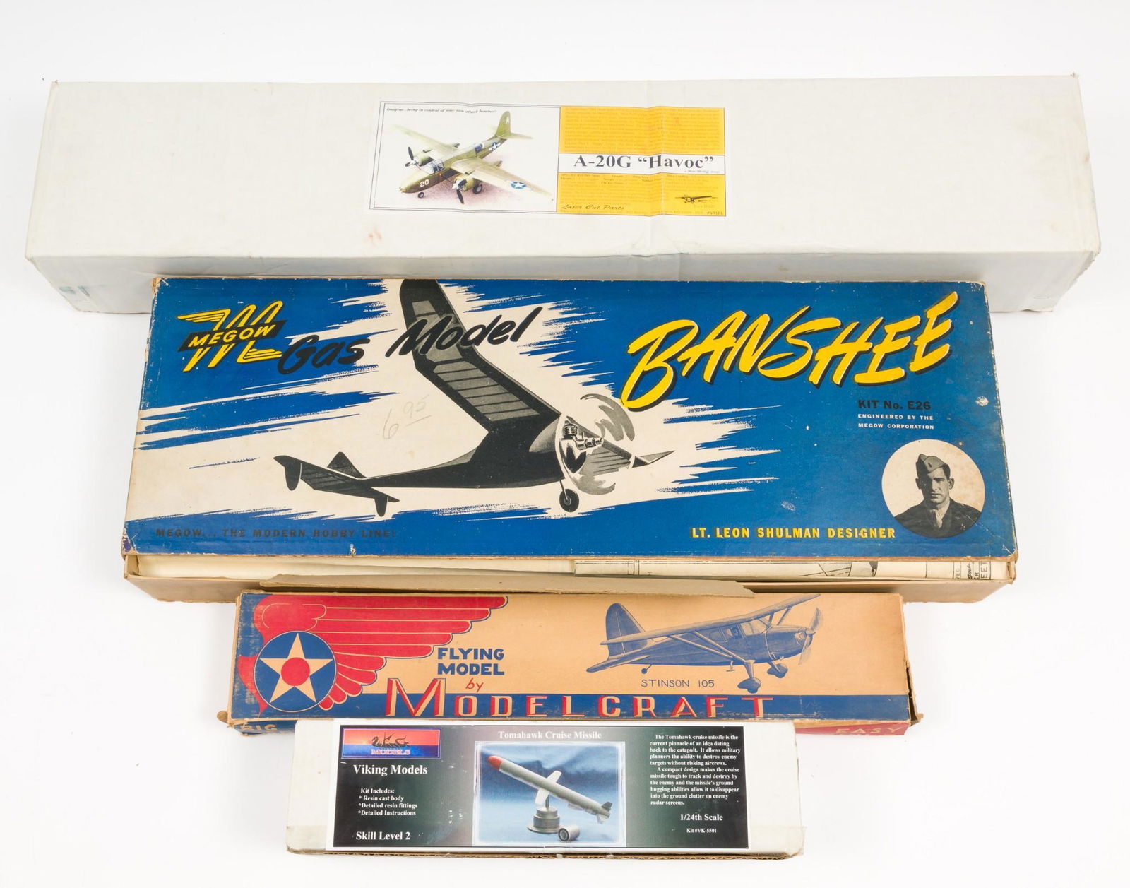 Four Scale Models Incl Tomahawk Cruise Missile (1 of 7)