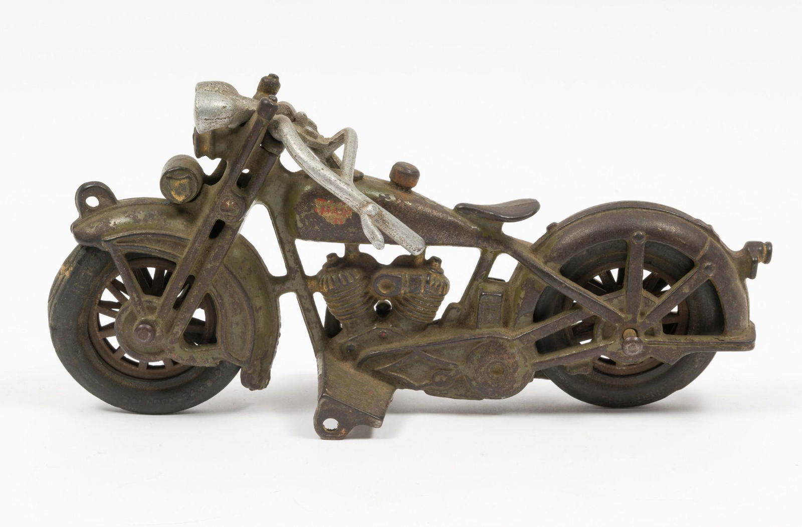 Hubley Cast Iron Harley Motorcycle (1 of 6)