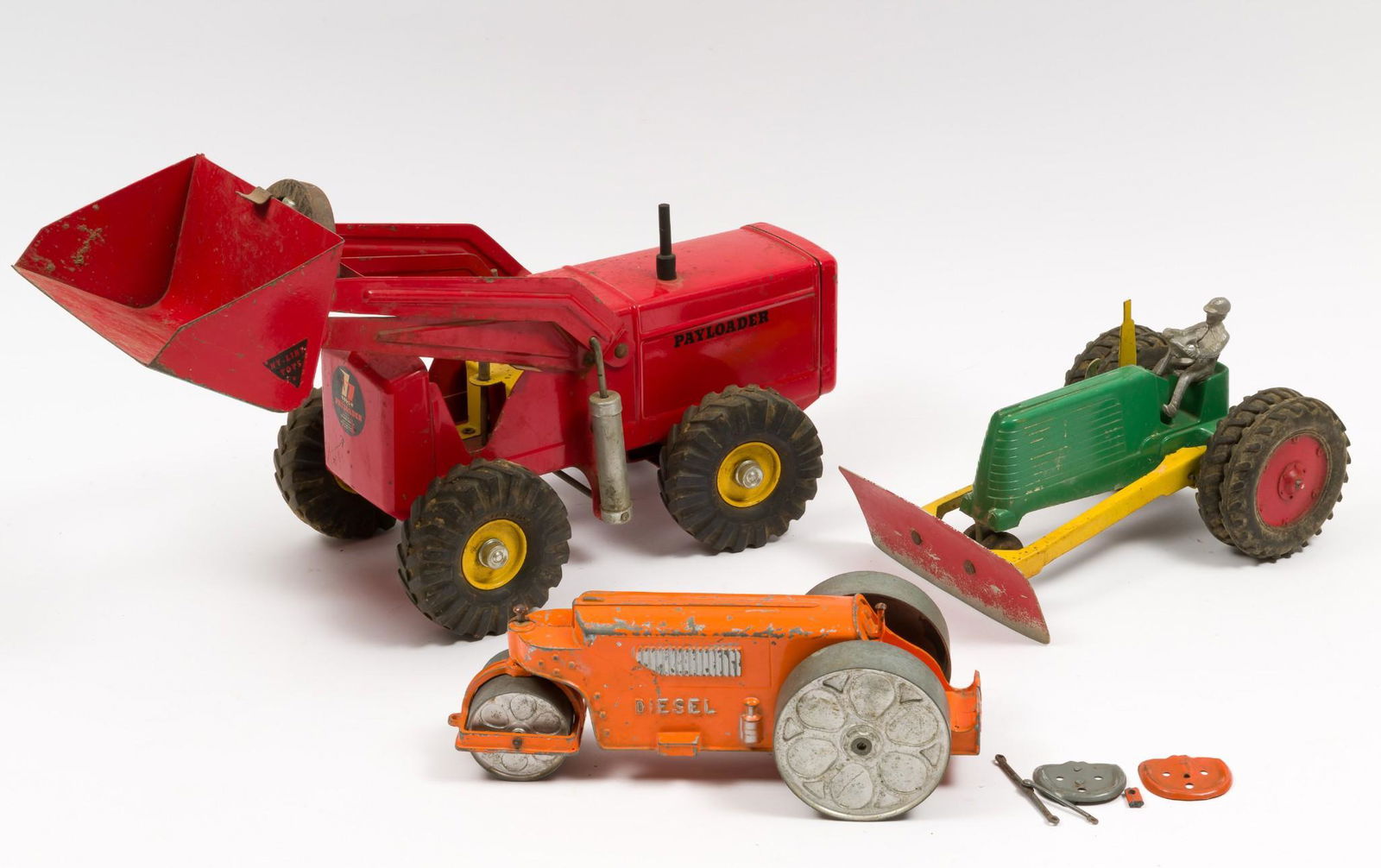 3 Pressed Steel Construction & Farm Toys (1 of 7)