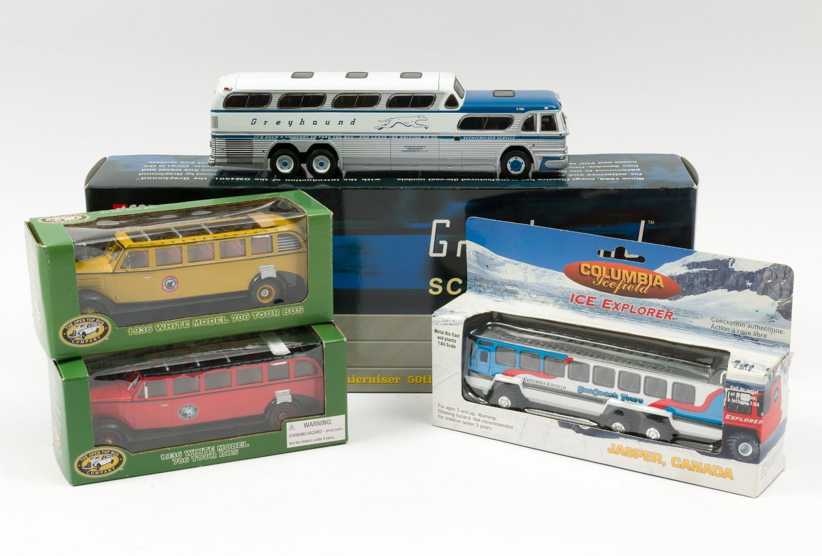 4 Die Cast Bus Replicas (1 of 4)