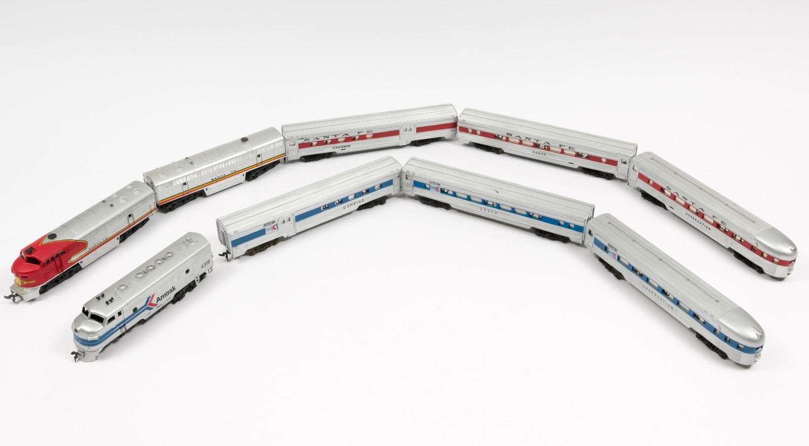 Two HO Scale Passenger Sets, Various Manufacturers (1 of 8)