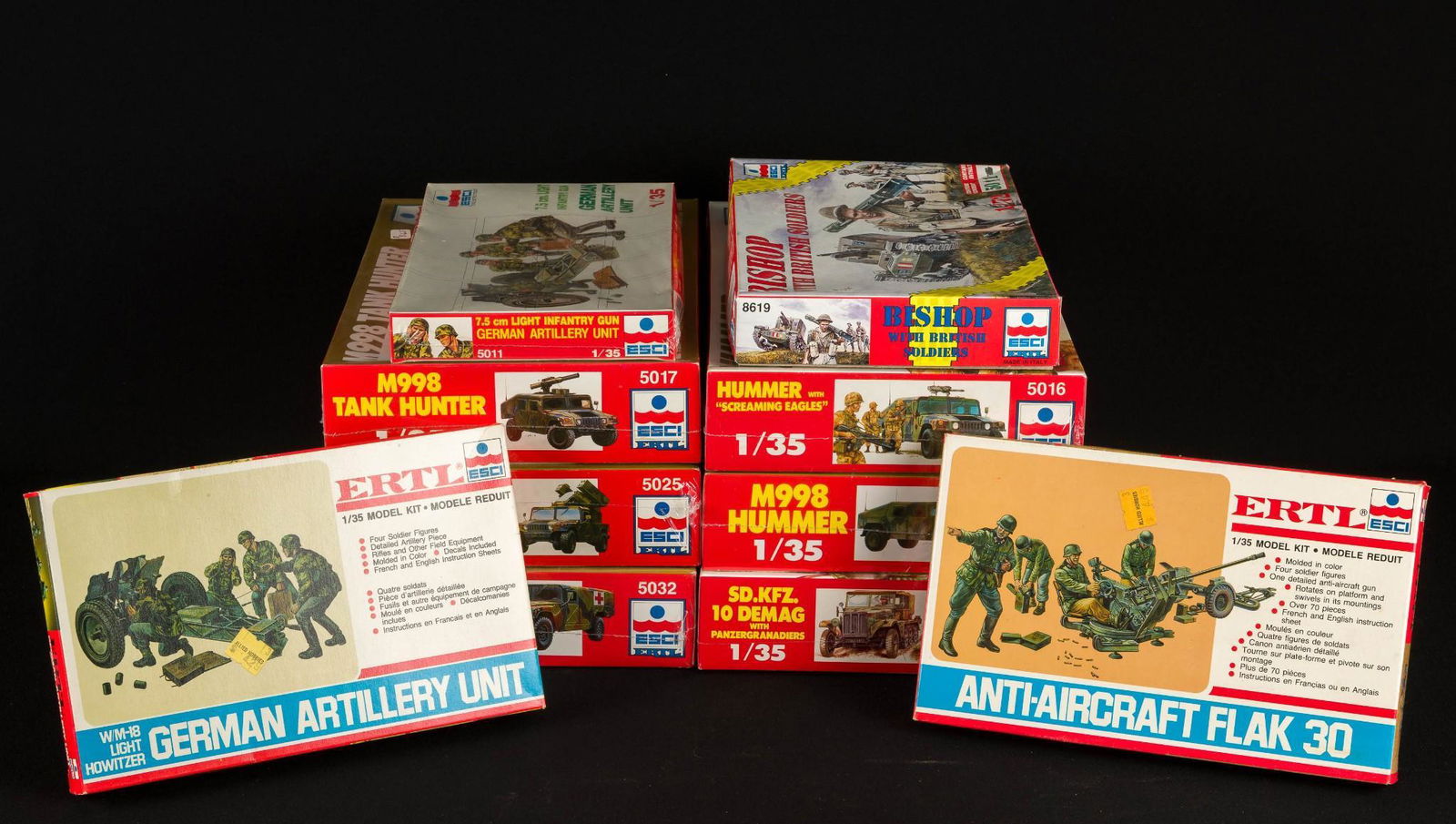 10 ESCI ERTL 1/35 Military Models (1 of 3)
