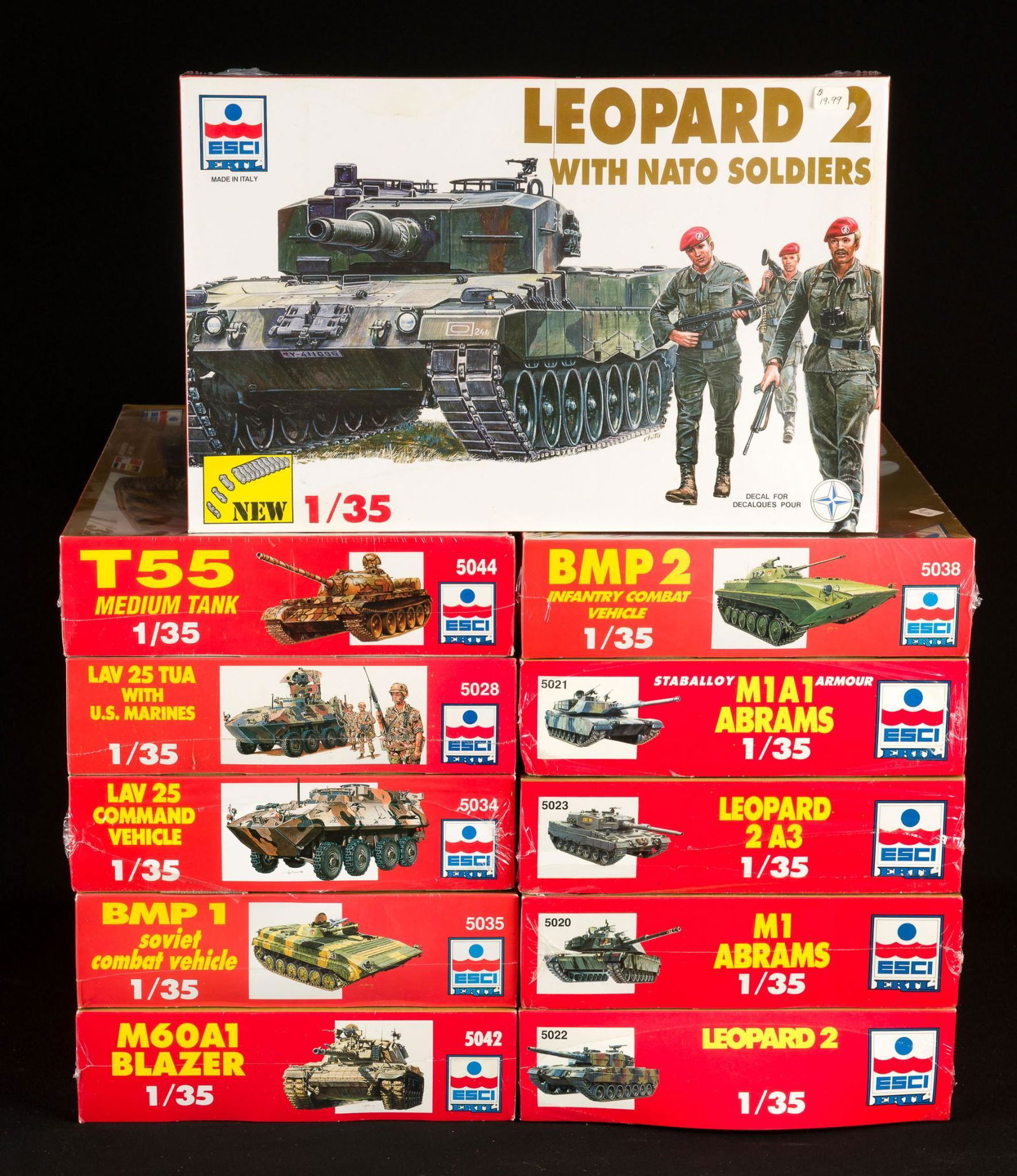 11 ESCI ERTL 1/35 Military Models (1 of 3)