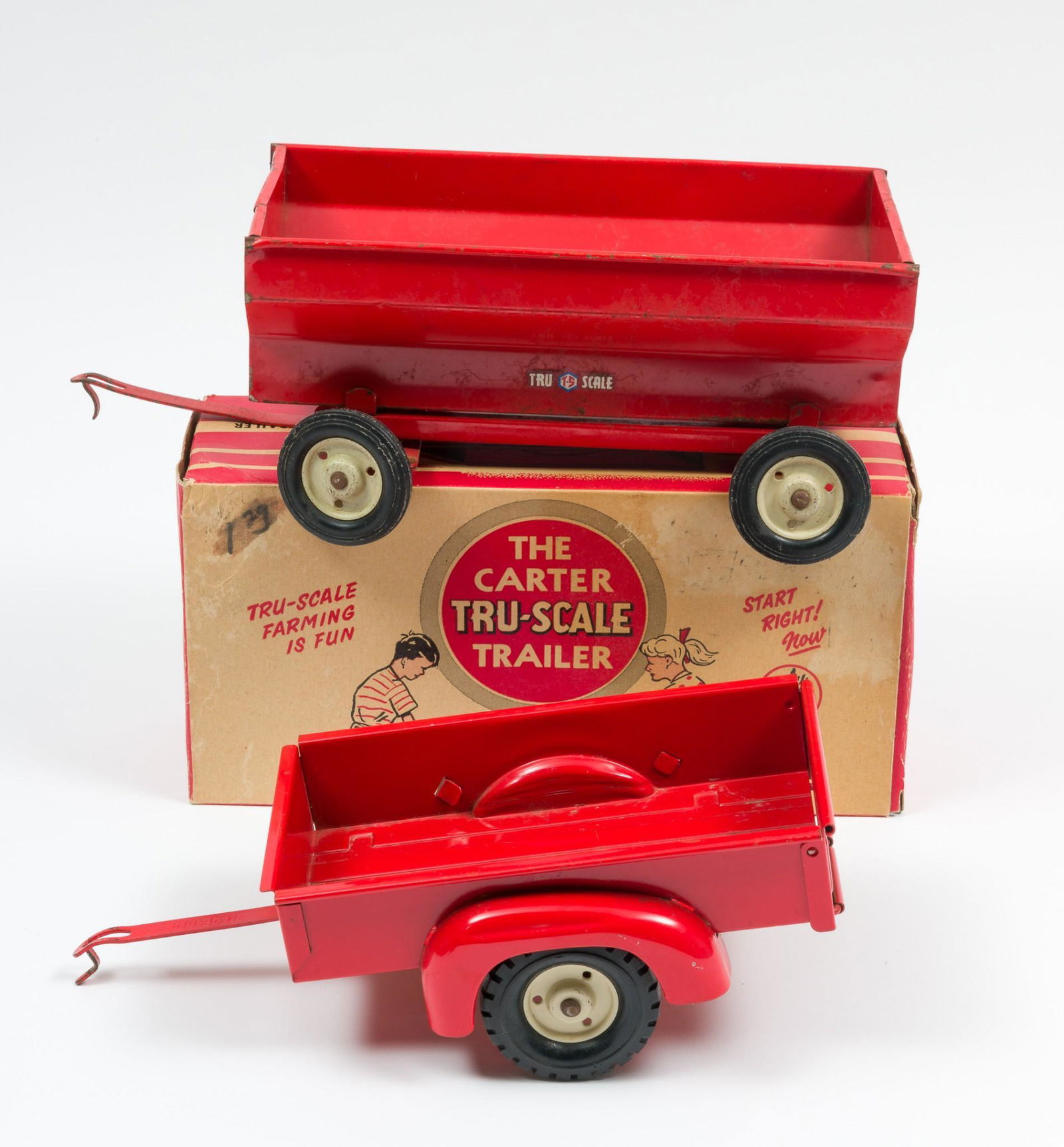 Tru-Scale Wagon & Trailer in OB (1 of 3)