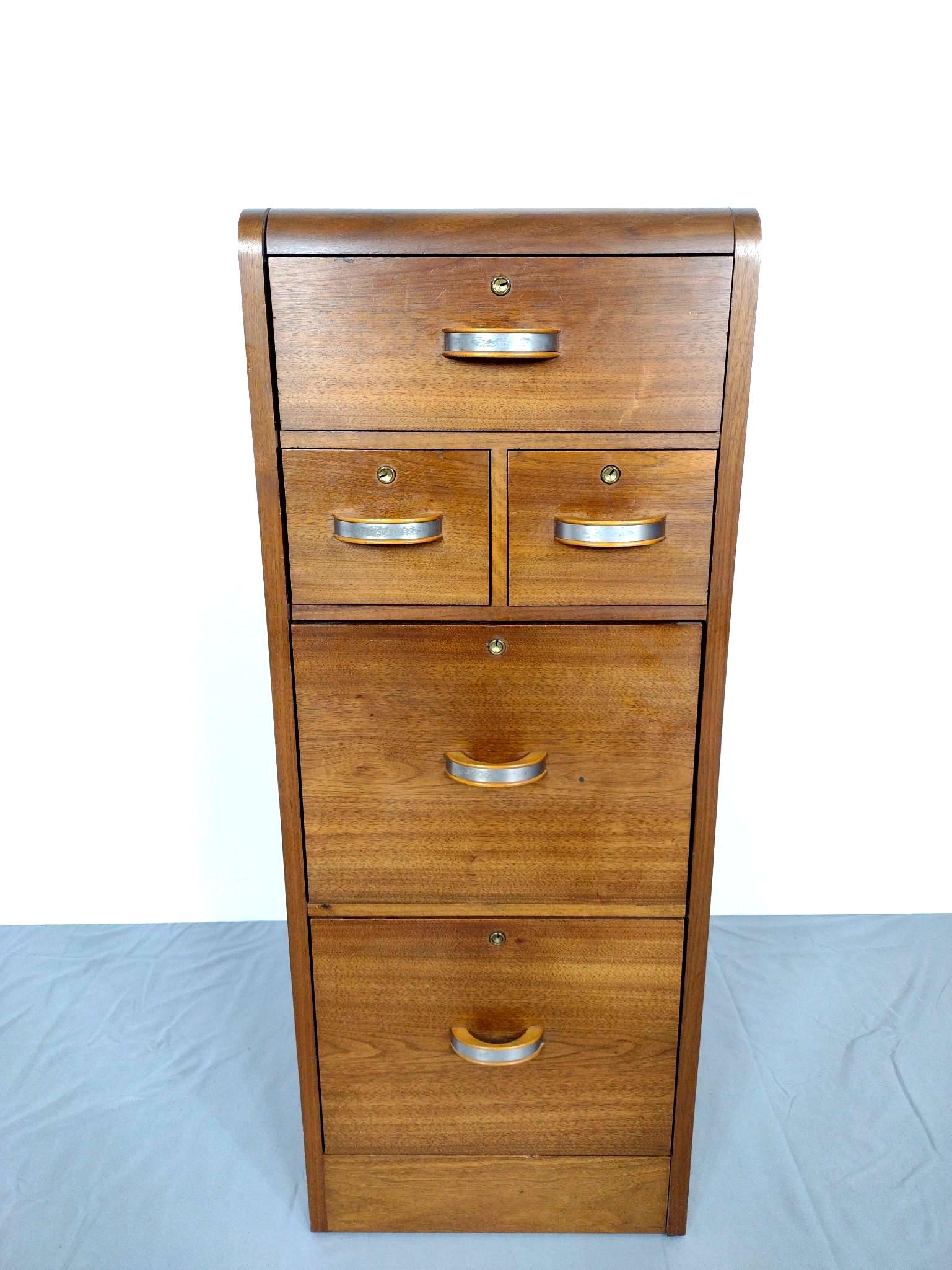 Wooden Filing Cabinet (1 of 7)