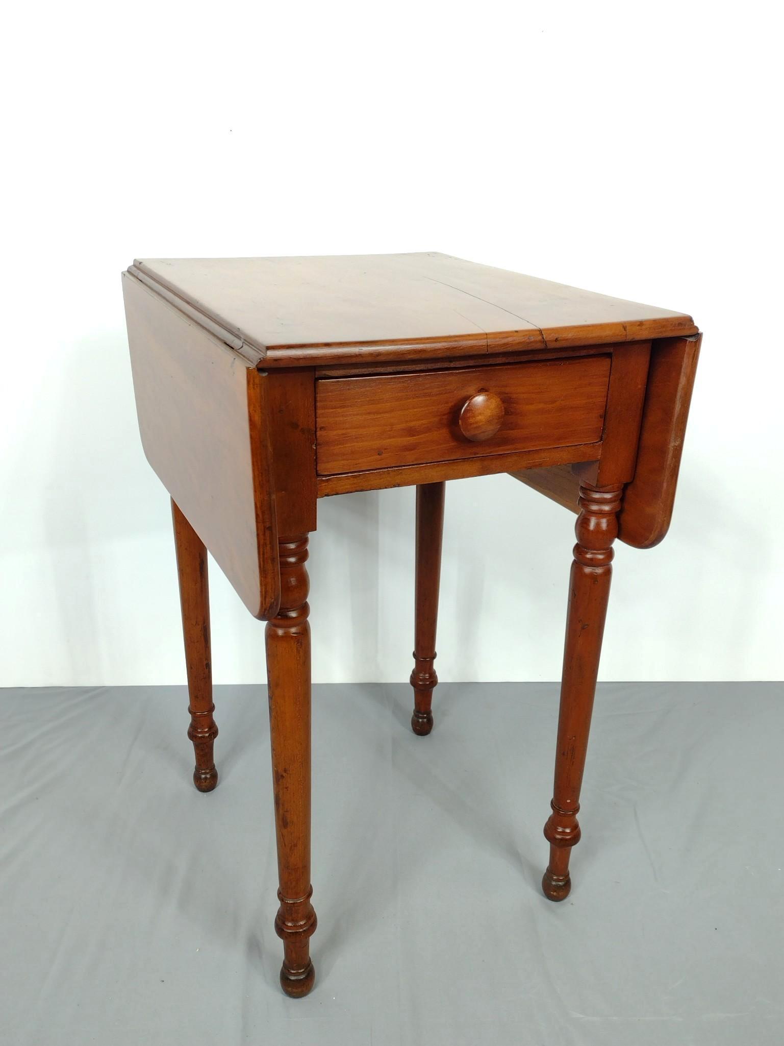 Single Drawer Drop Side Table (1 of 8)