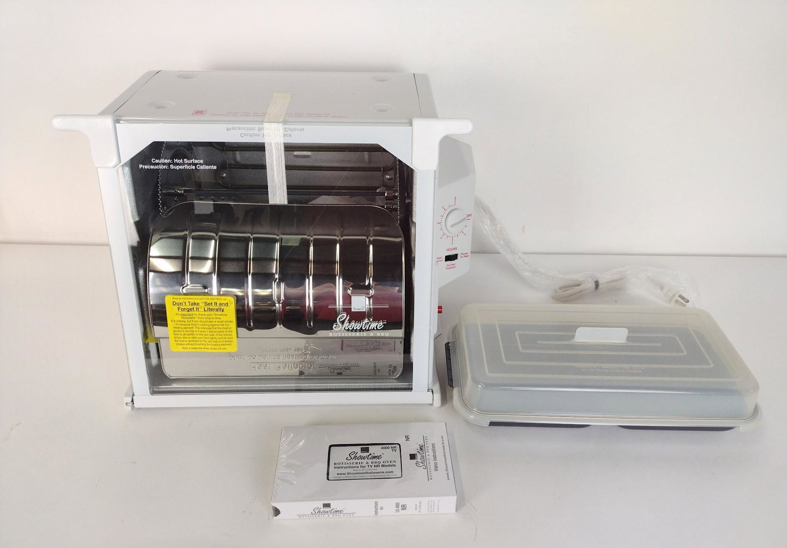 Showtime Rotisserie & BBQ Oven: Serial number ST-AP0C001186. RM IMPORTANT: Before bidding, please read the terms and conditions. When you registered for the auction you agreed to these terms and will be required to comply with them.