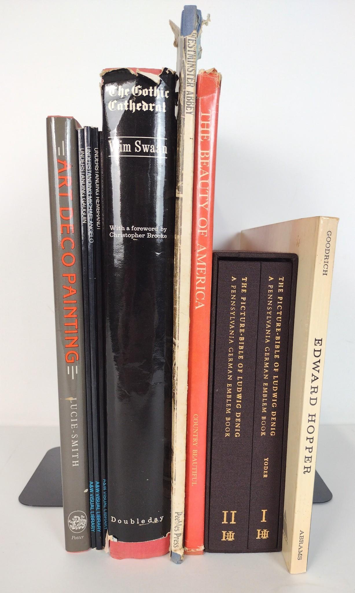 10 Art & Architecture Books Incl Art Deco Painting (1 of 20)