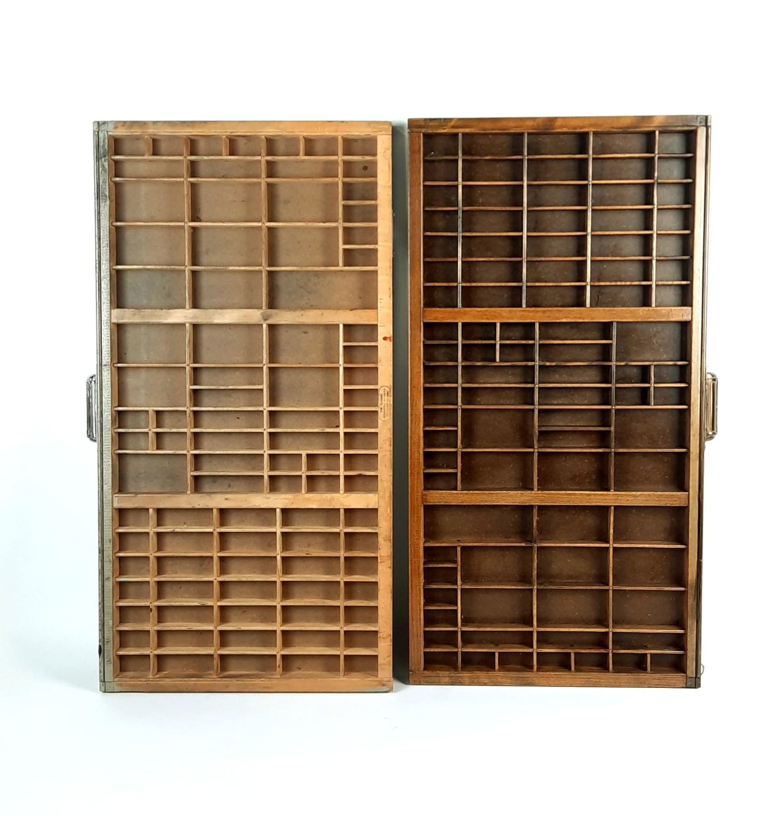 2 Printer Type Drawers incl Thompson Cabinet Co (1 of 2)