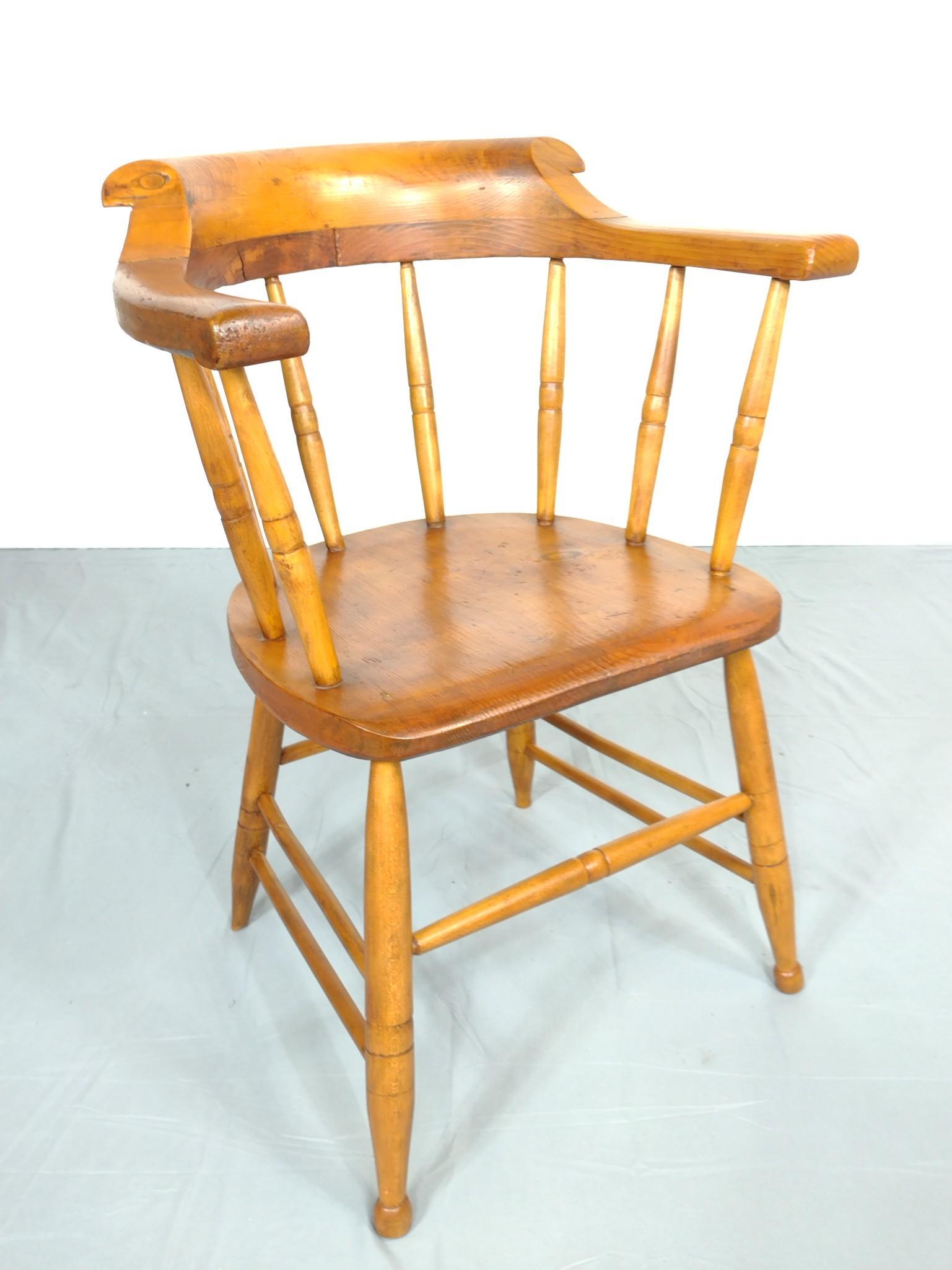 Barrel Back Chair: 22-1/2" wide X 17" deep X 31" high. MG. IMPORTANT: Before bidding, please read the terms and conditions. When you registered for the auction you agreed to these terms and will be required to comply wi