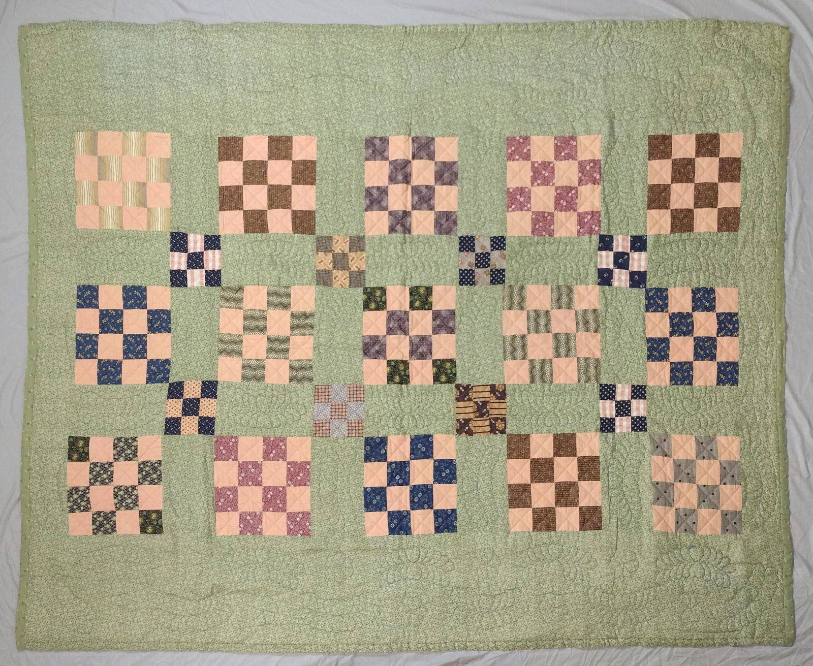 Vintage Checkerboard Quilt (1 of 5)