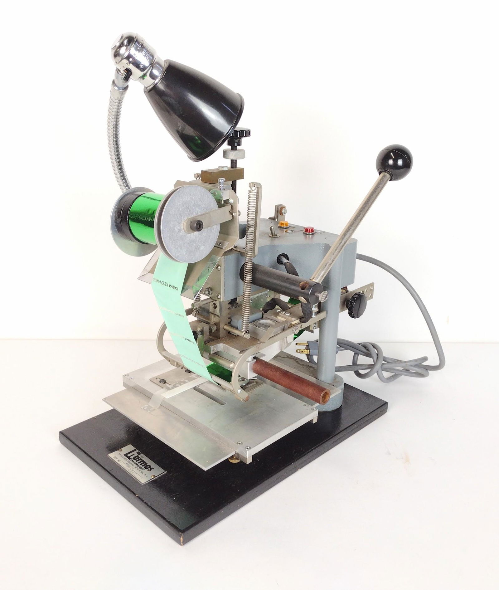 Hermes Thermograph: Serial number 910017. 19-3/4" high x 10 wide x 12" deep. RM IMPORTANT: Before bidding, please read the terms and conditions. When you registered for the auction you agreed to these terms and will be r