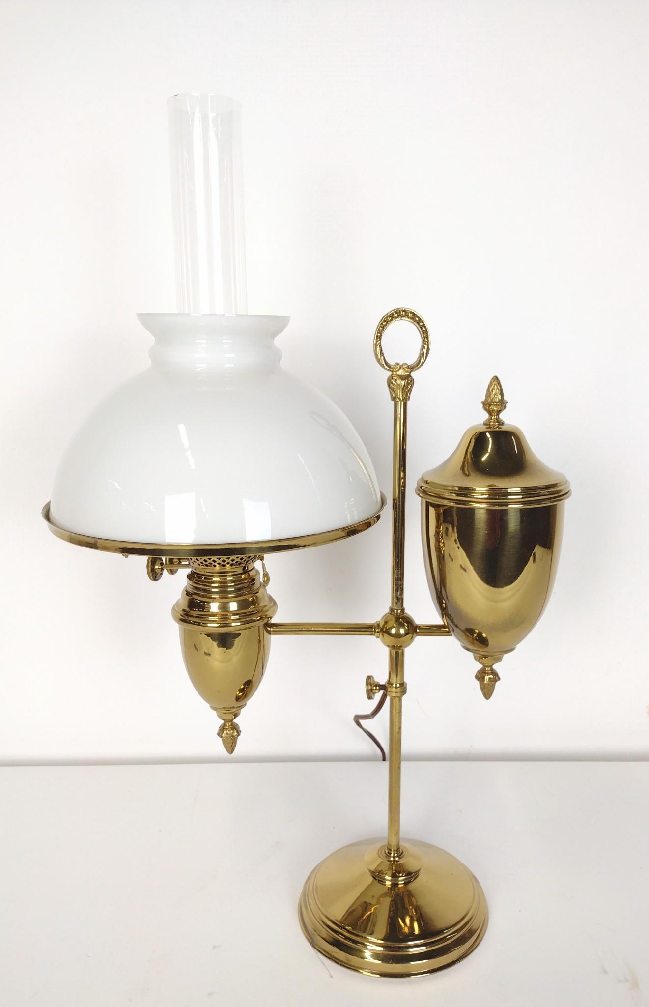 Antique M.B. & Co. Student Lamp (1 of 3)