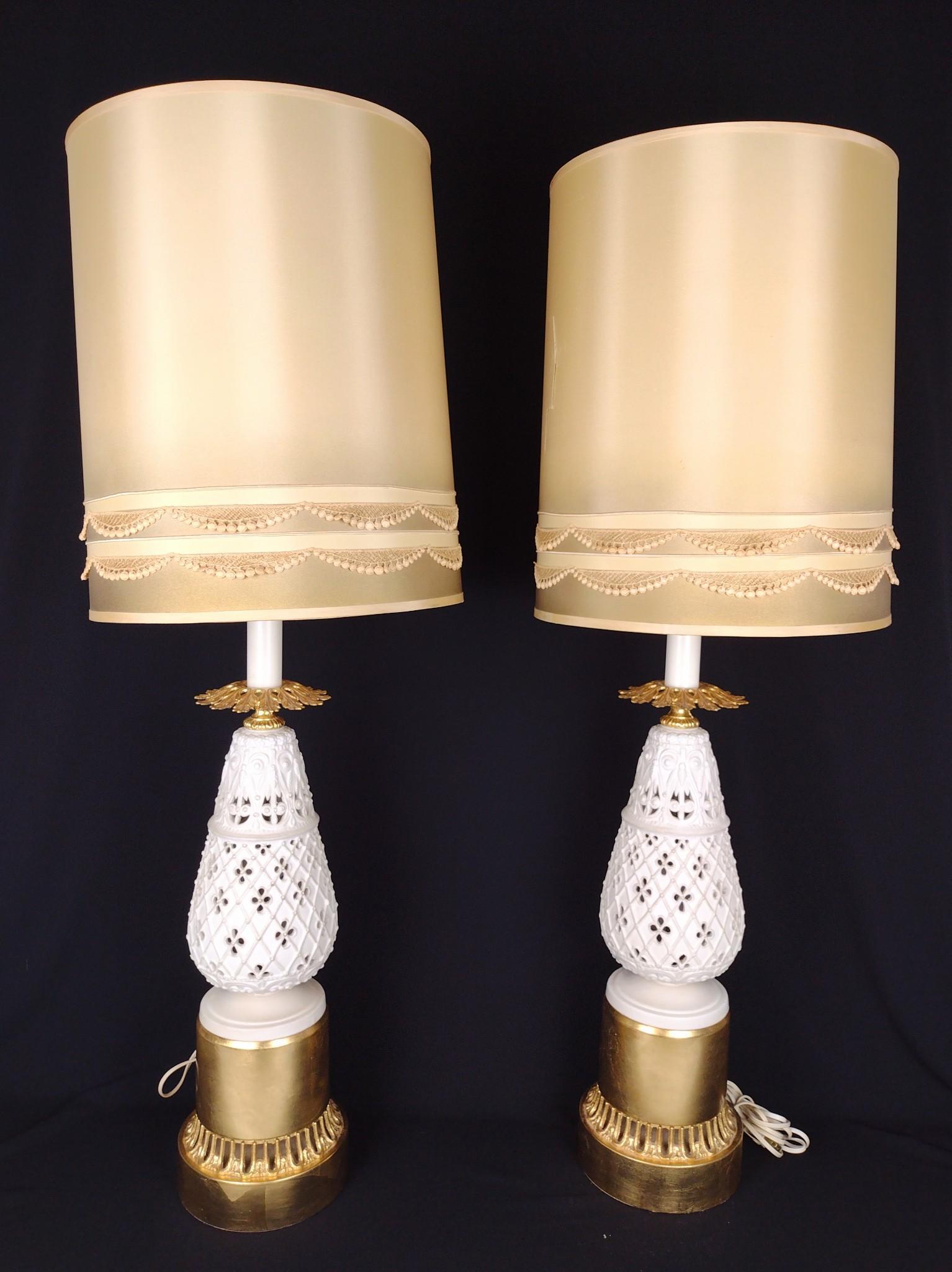 Pr Ceramic Table Lamps (1 of 3)