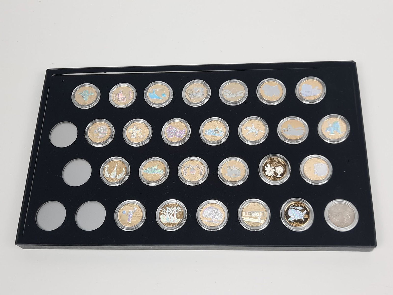 26 First Commemorative Mint Enhanced State Quarters (1 of 5)