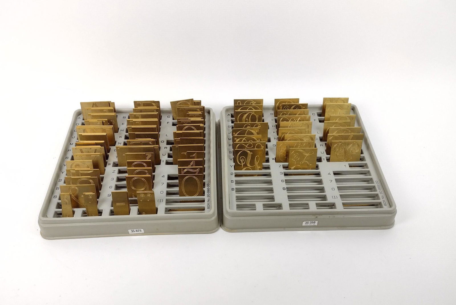 2 New Hermes Lettering Engraving Type Sets (1 of 5)