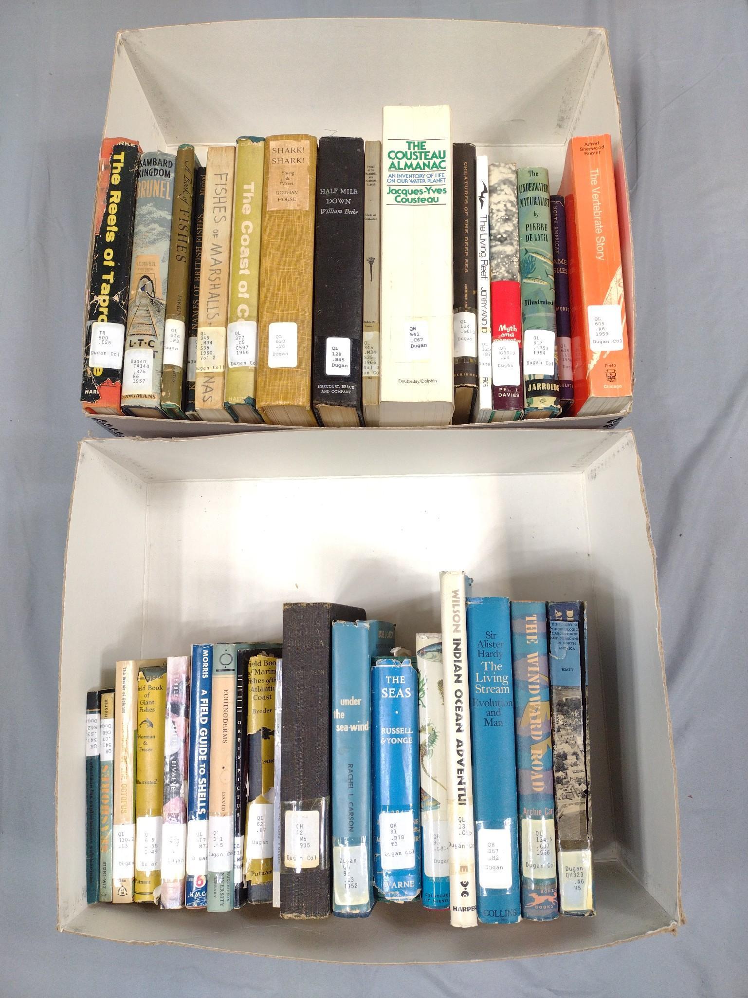 Lot Of Books Incl  The Seas, The Living Stream, The Wind Ward Road (1 of 3)