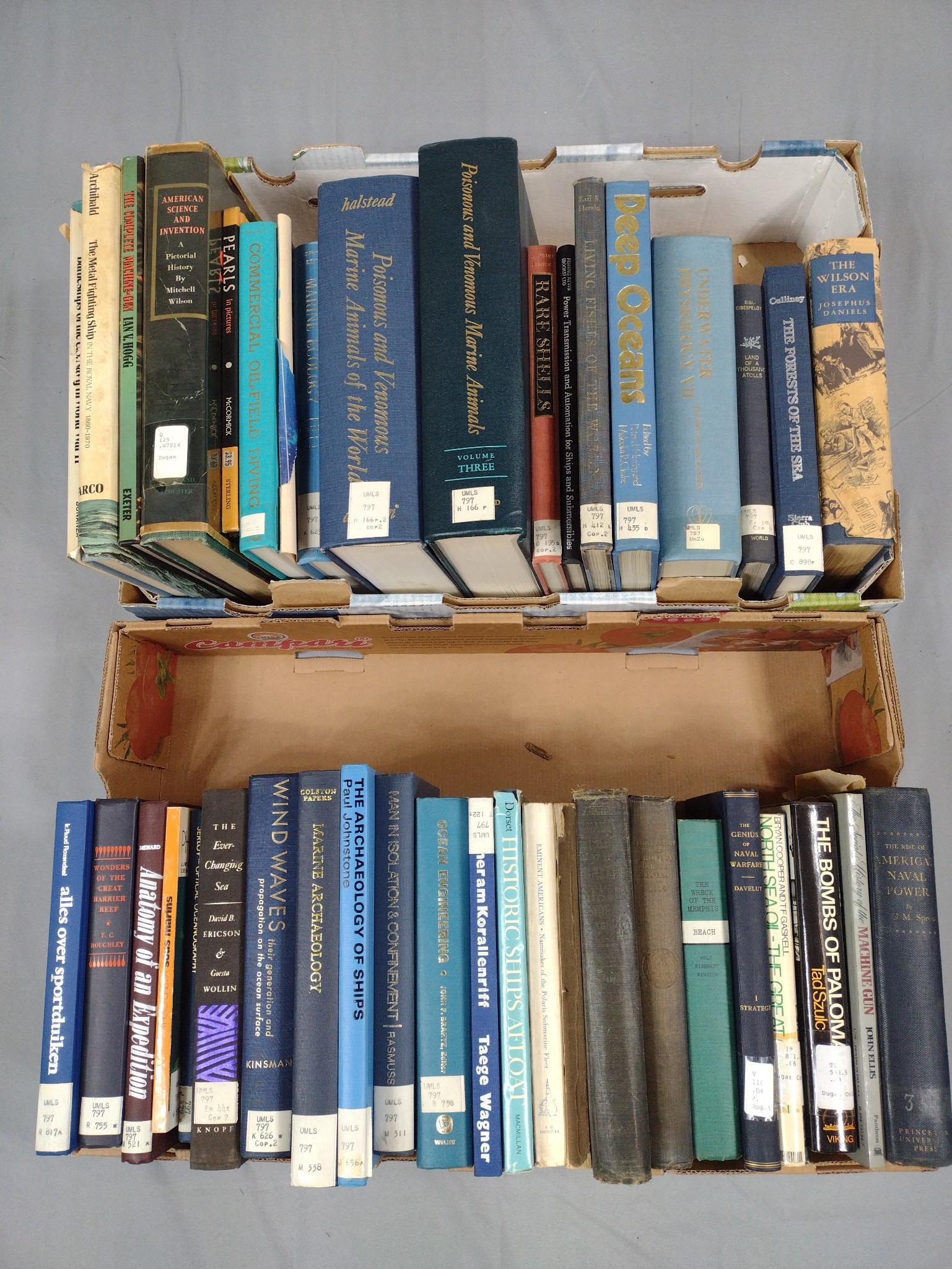 Lot Of Books Incl Wind Waves, The Ever Changing Sea (1 of 3)