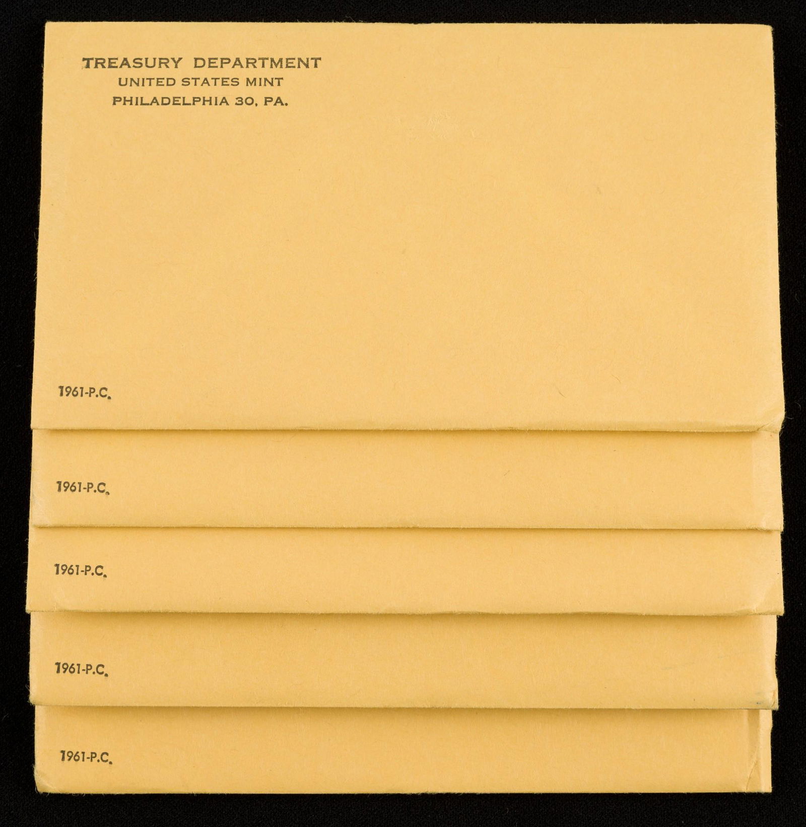 5 1961 U.S. Silver Proof Sets (1 of 1)