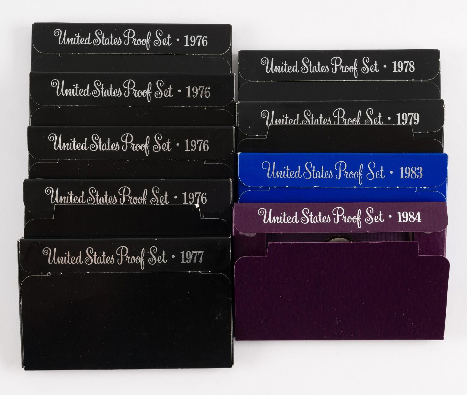 9 U.S. Proof Sets (1 of 1)