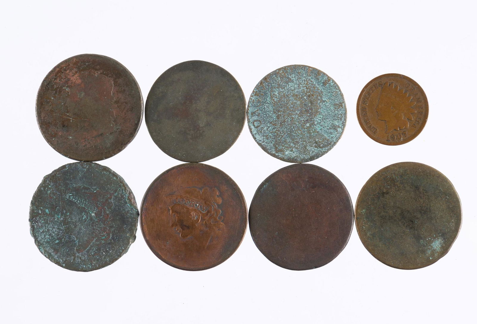 8 U.S. Type Coins (1 of 2)