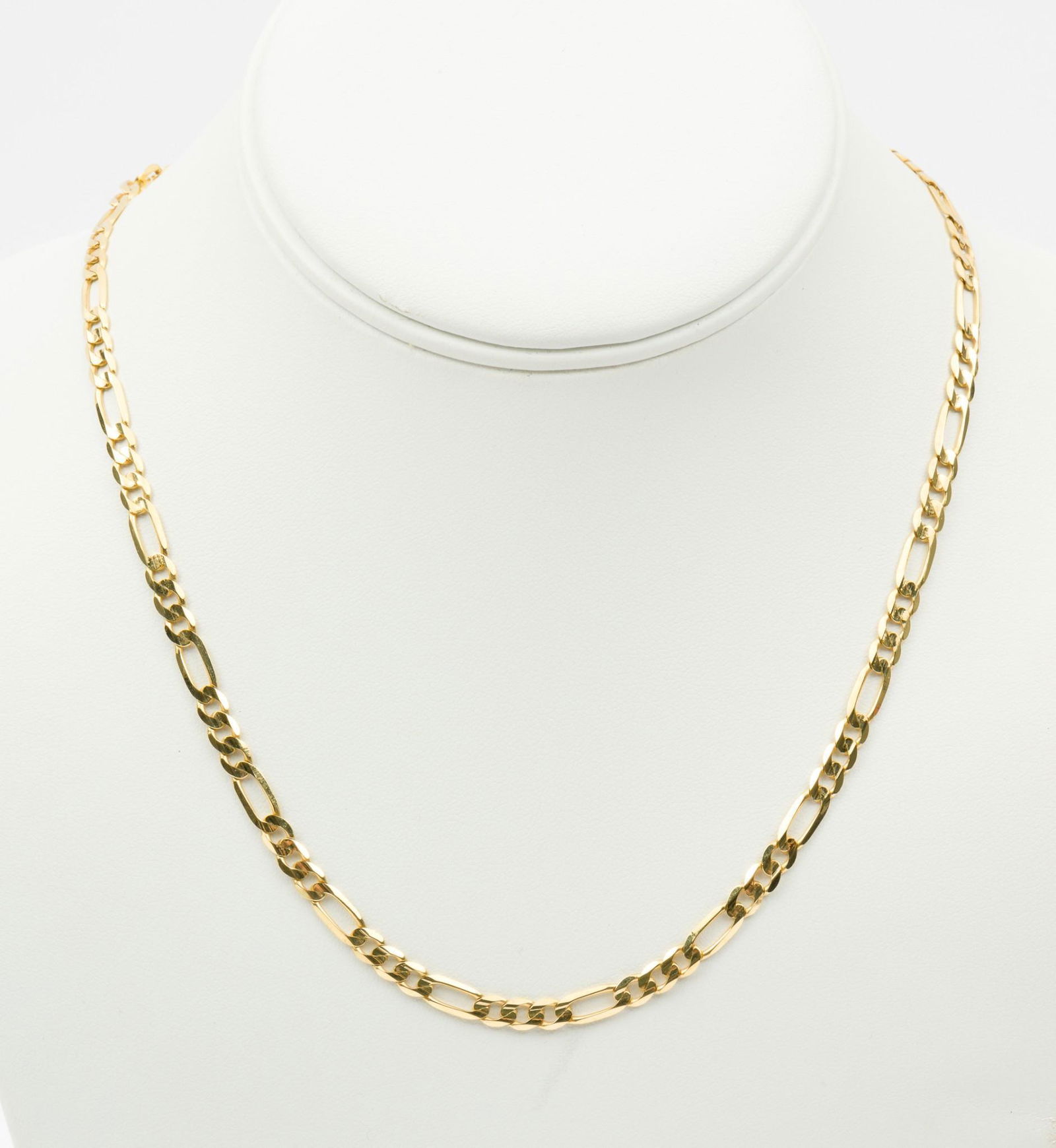10K Italian Gold Figaro Chain Necklace (1 of 4)