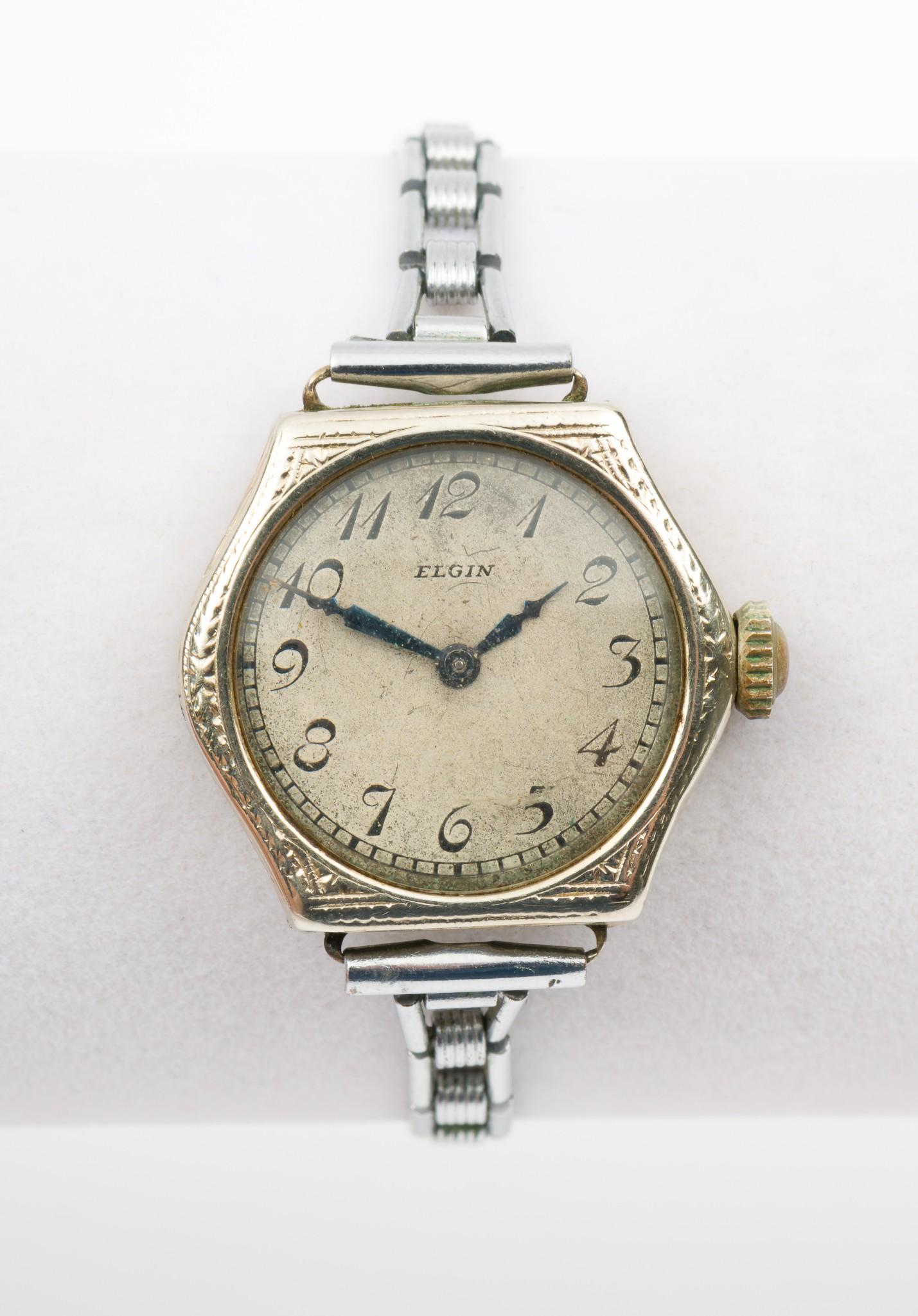 Antique Elgin Ladies 14K Case Wrist Watch (1 of 6)