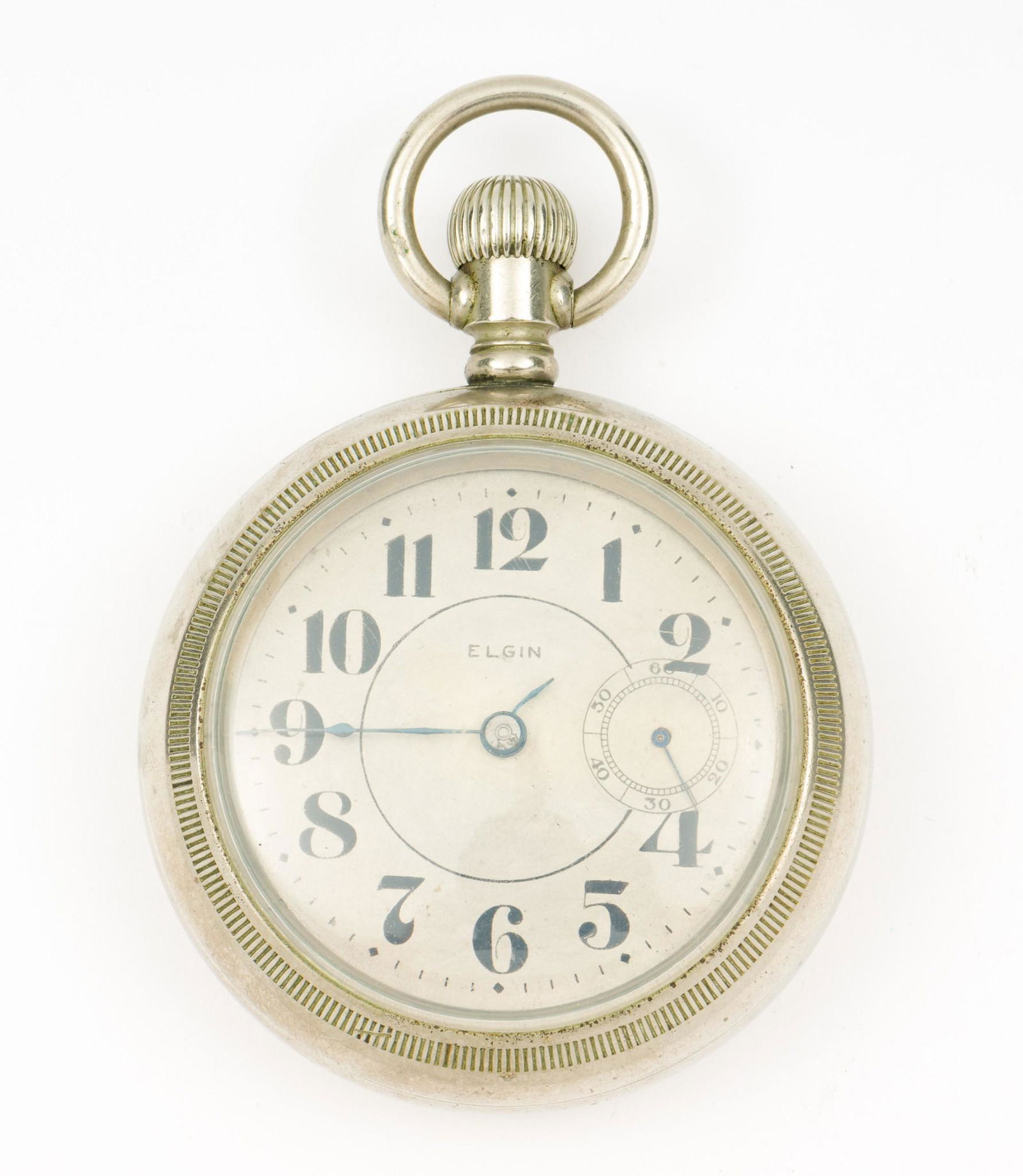 Elgin Silverode Open Face 17J Pocketwatch (1 of 3)