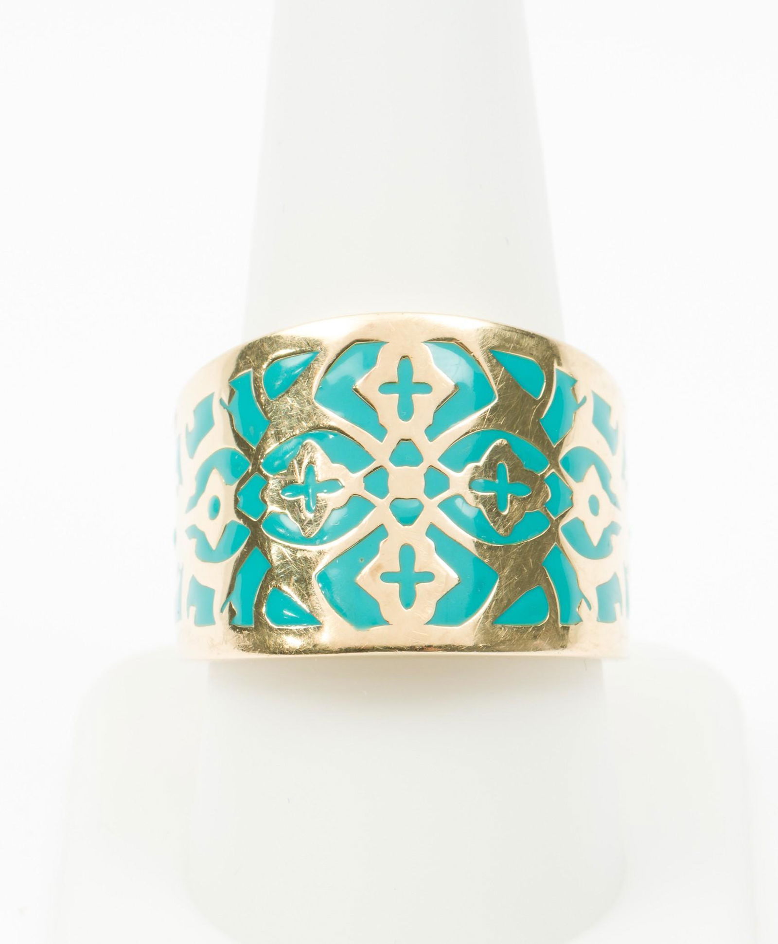 14K Italian Enamel Ring (1 of 3)