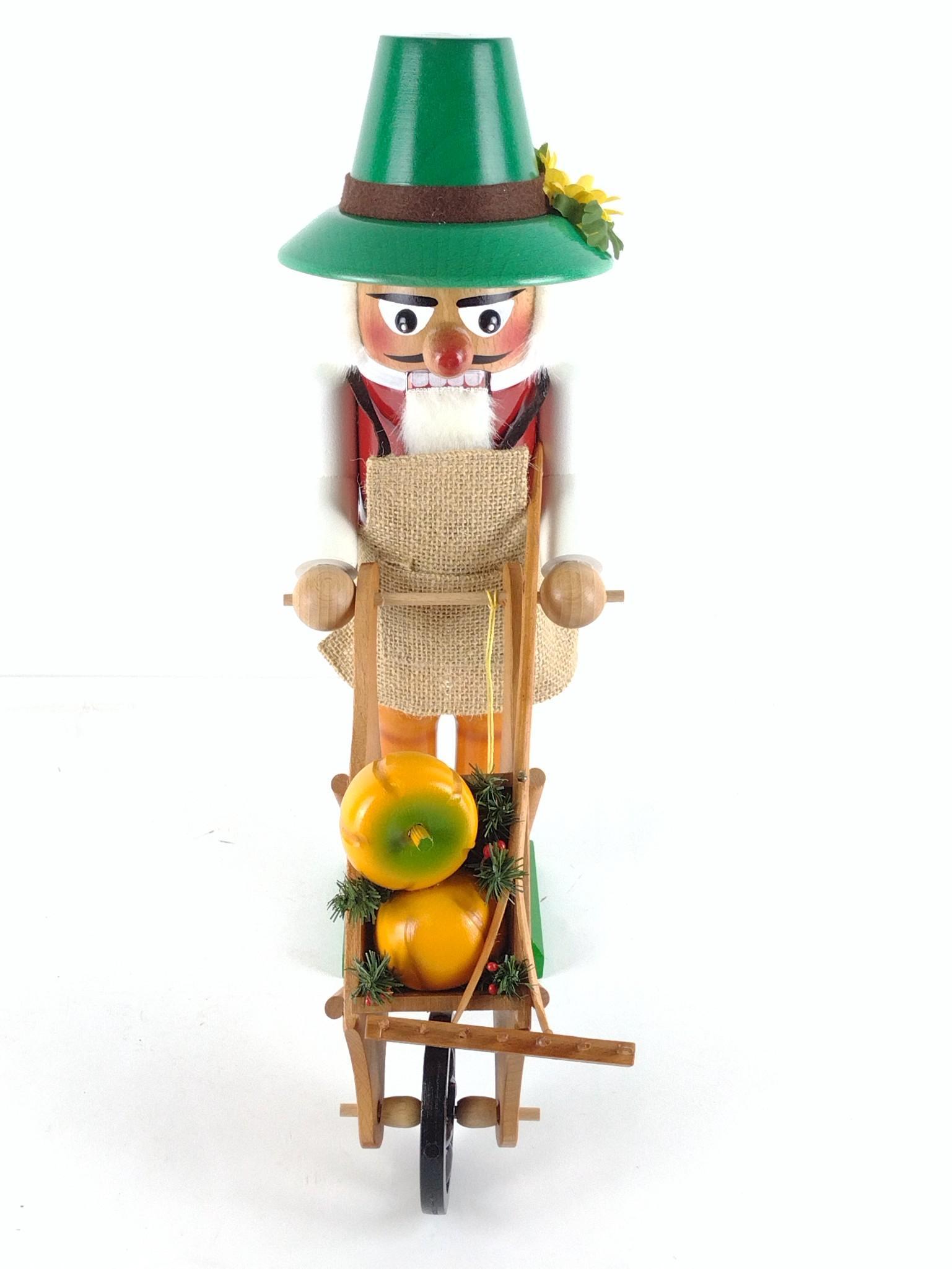 Steinbach Gardener w/Wheelbarrow Nutcracker (1 of 4)