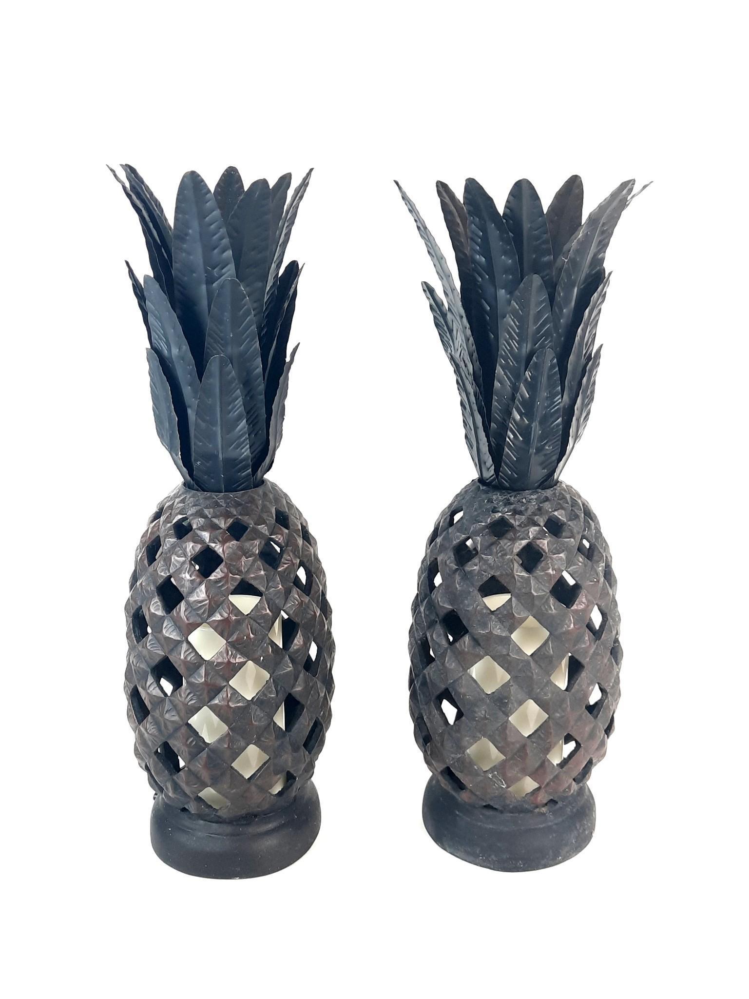 Pr Garden Treasures Pineapple Candle Lanterns (1 of 4)