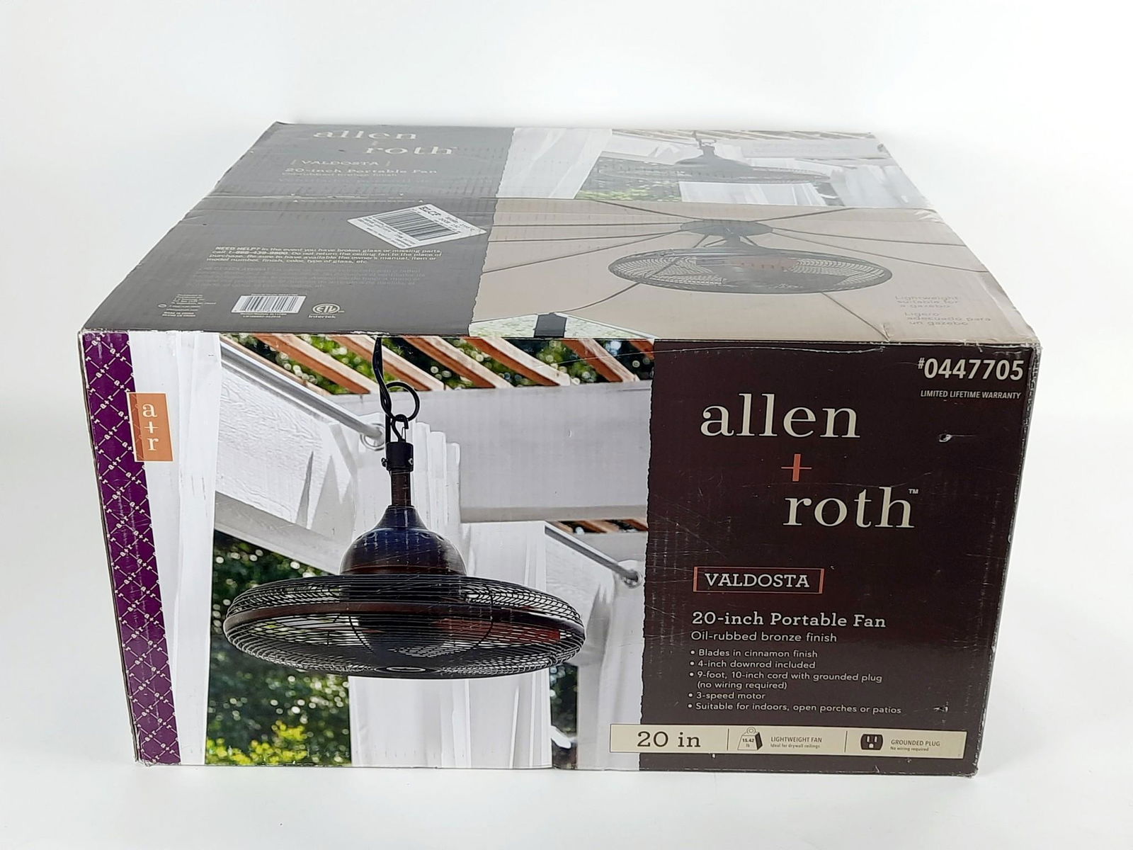 Allen Roth Valdosta 20" Portable Fan (1 of 2)