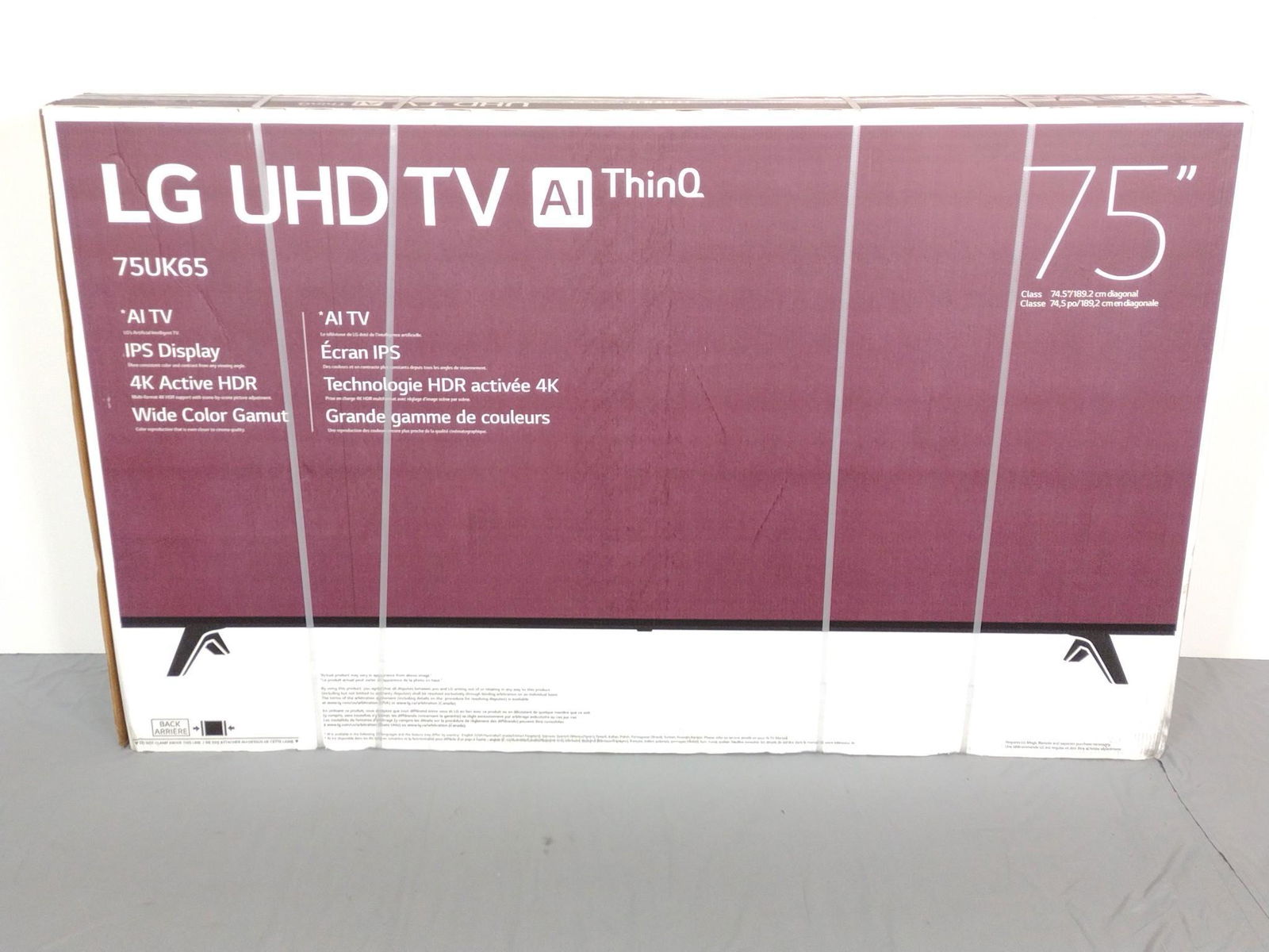 75" LG UHD TV AI ThinQ (1 of 5)