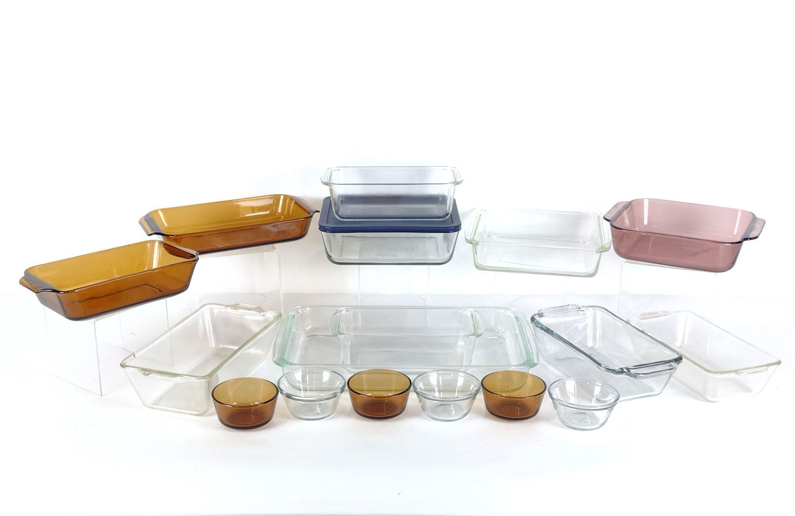 17 Pcs Pyrex & Fire King Glass Bakeware (1 of 11)