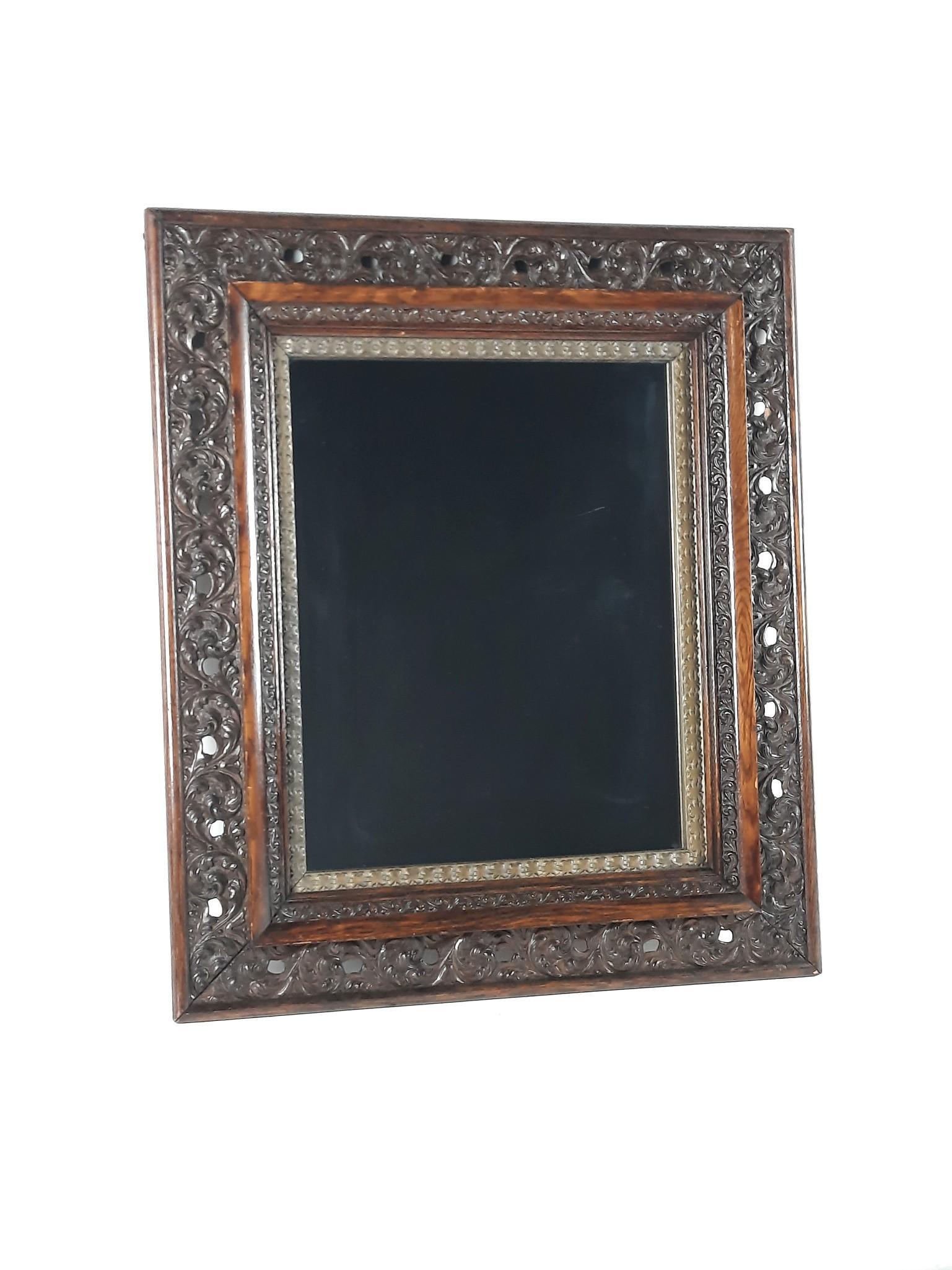 Antique Carved Mirror (1 of 2)