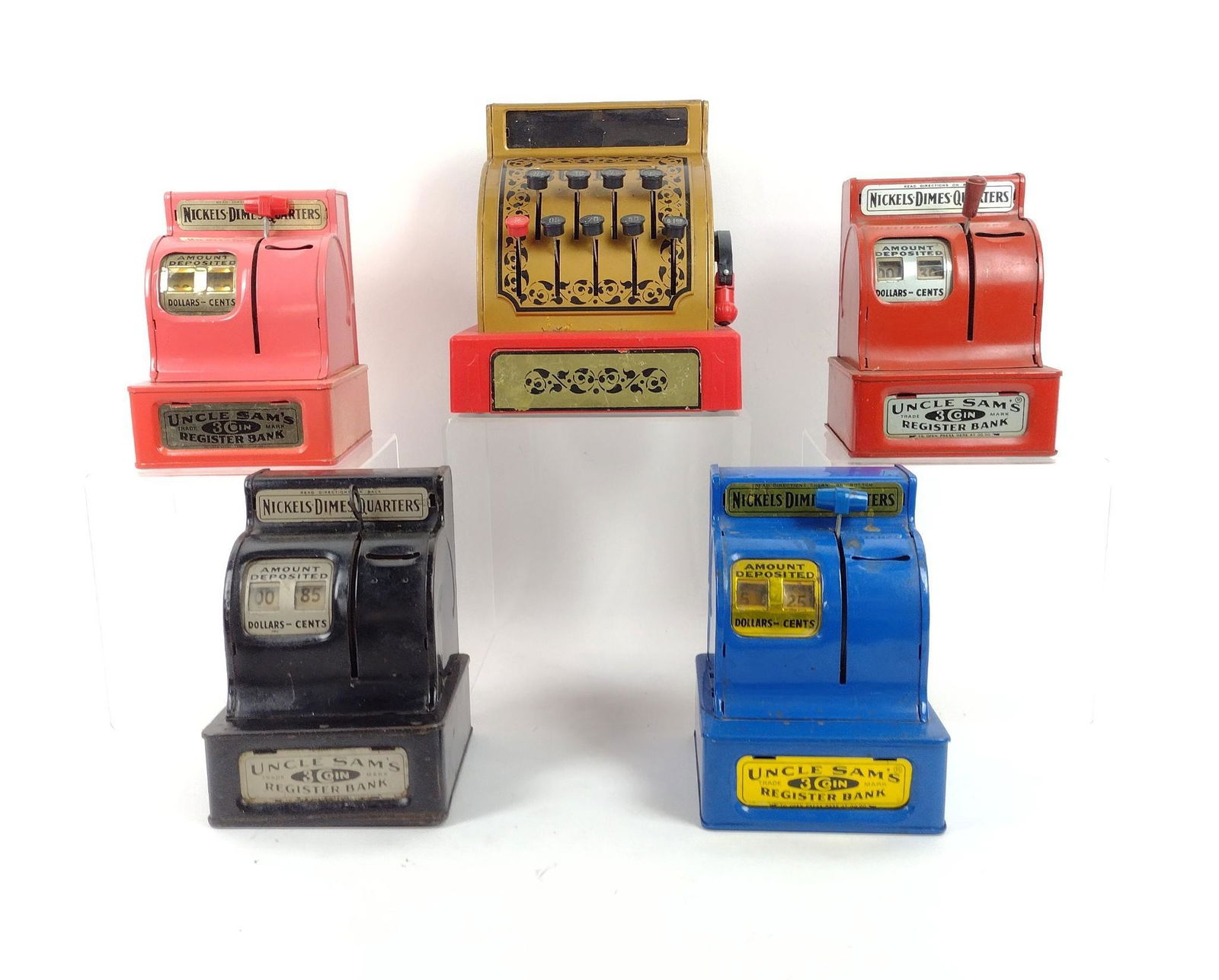 5 Register Savings Banks incl Buddy L (1 of 3)