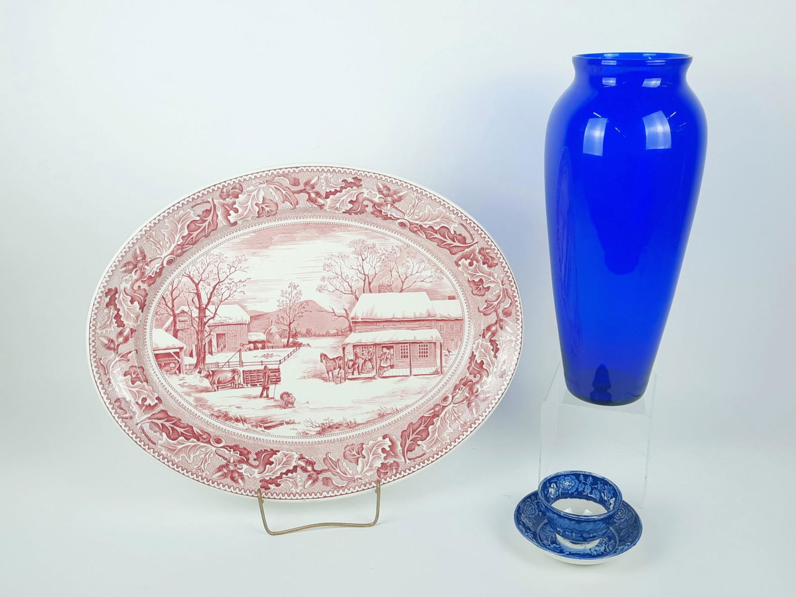 4 Pcs incl Historic Flow Blue (1 of 4)