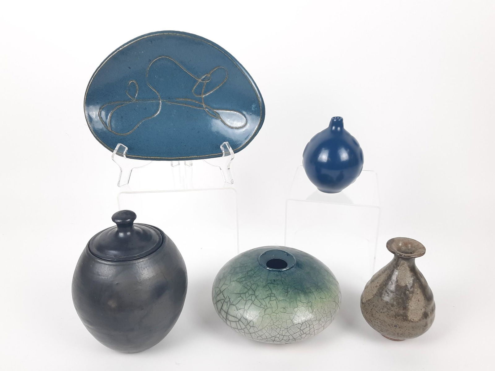 5 Pcs Studio Pottery incl Jonathan Adler (1 of 8)