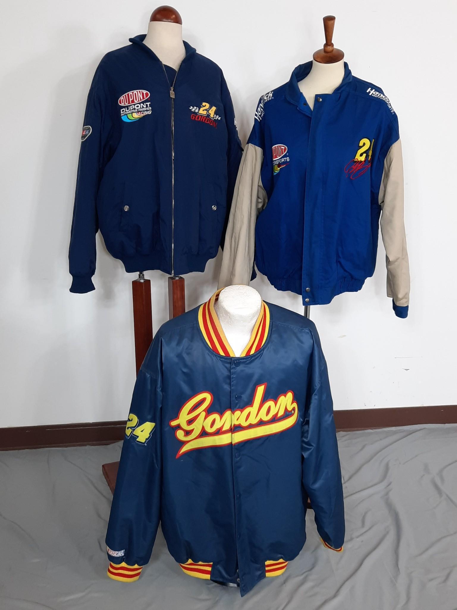 3 NASCAR Jackets incl Gordon (1 of 9)