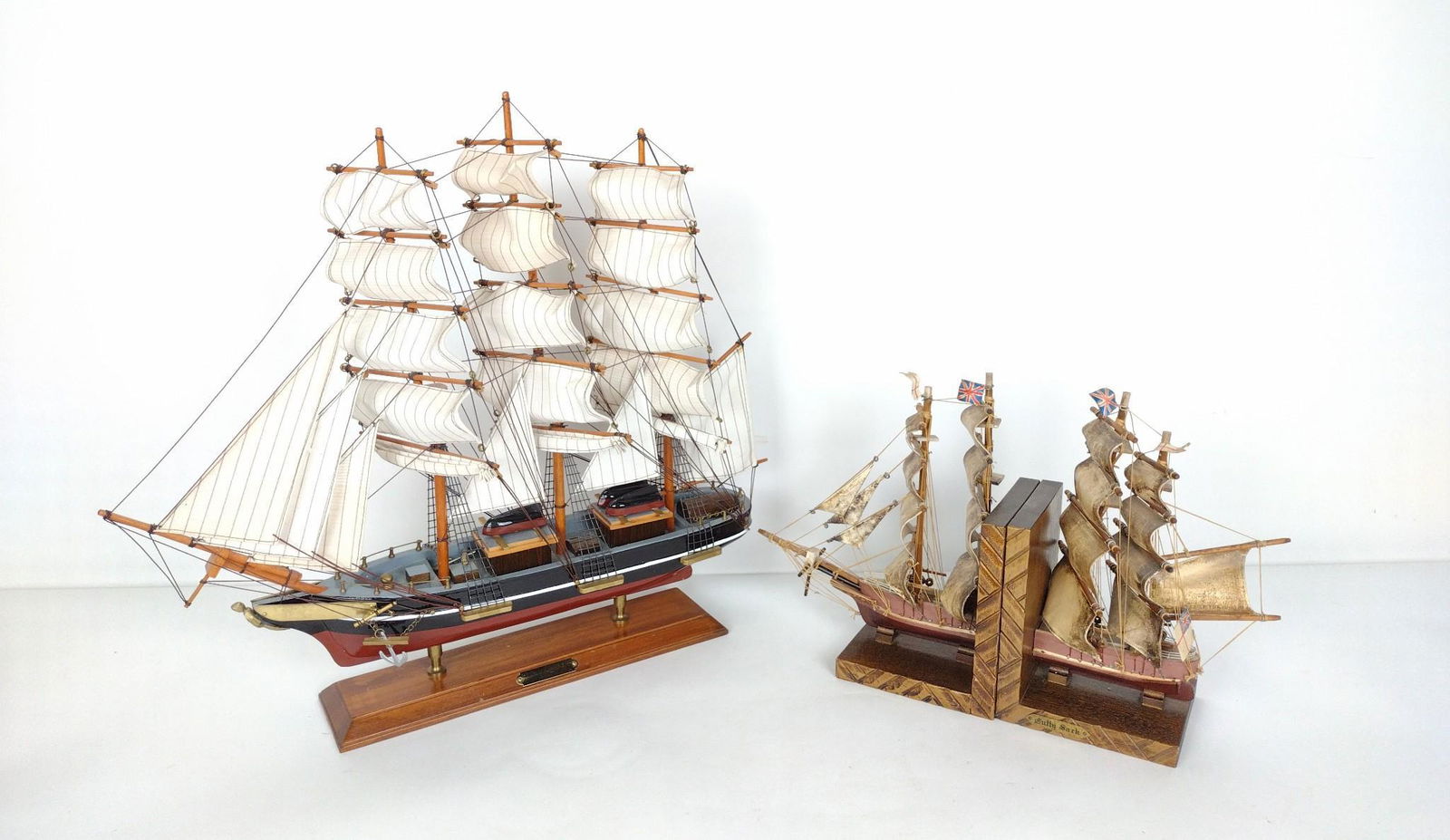 Clipper Ship & Ship Bookends (1 of 4)
