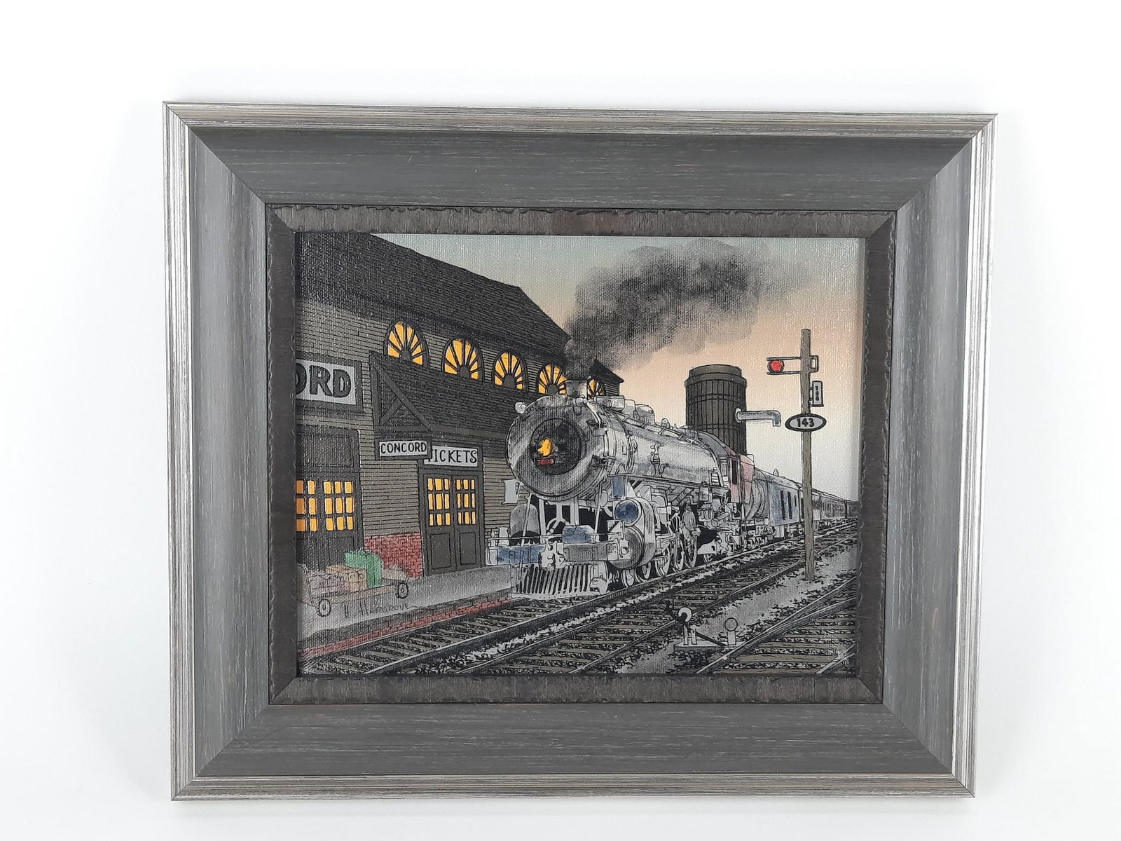 H. Hargrove Steam Engine At Night (1 of 4)