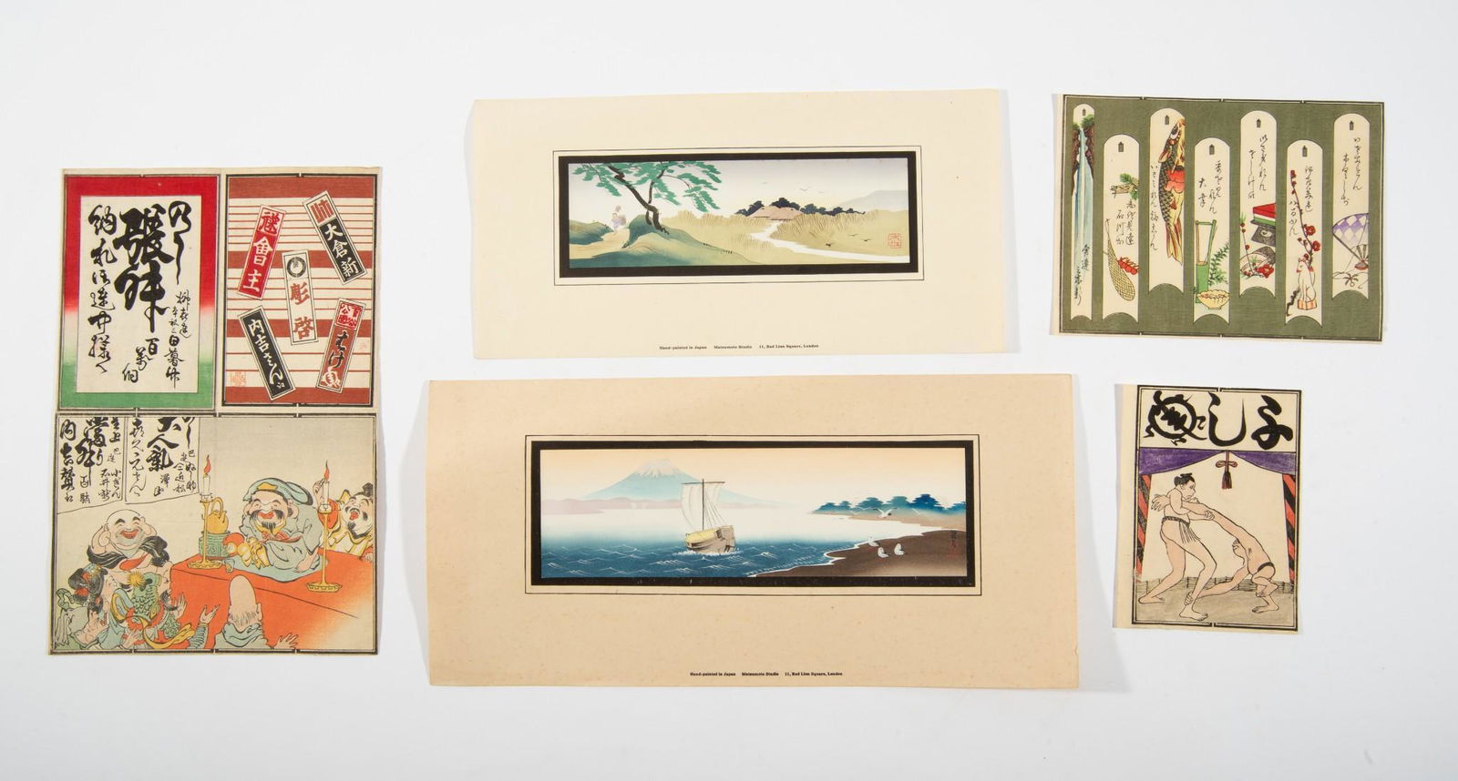 5 Pcs Japanese Art & Advertising (1 of 6)