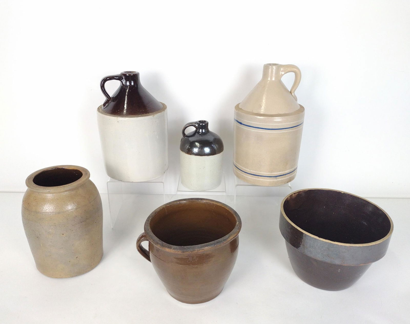 6 Pcs Stoneware Incl Crock (1 of 5)