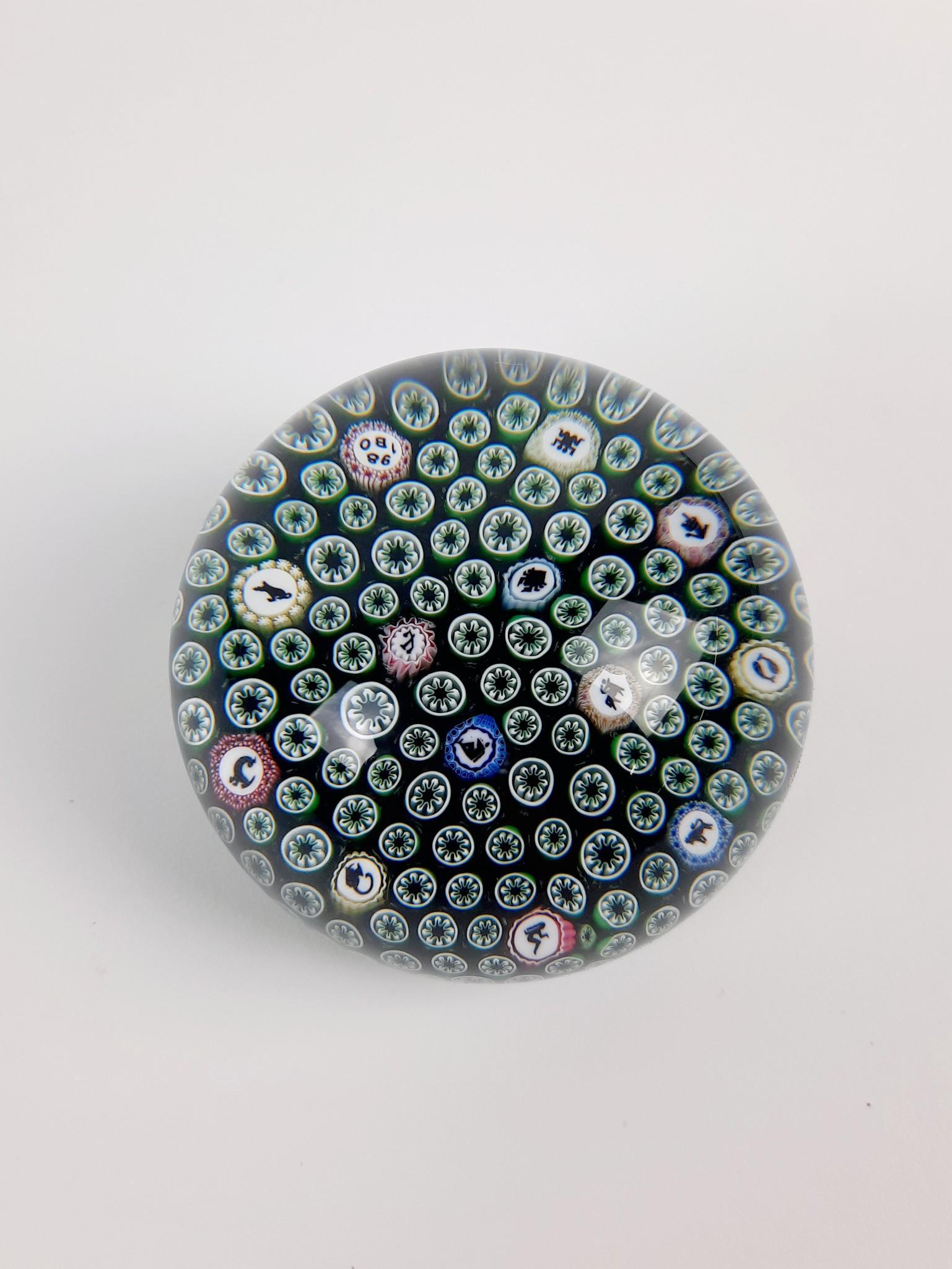 Baccarat Zodiac Paperweight: Dated 1980. Style number 26. 3" diameter x 2-1/4" high. LR IMPORTANT: Before bidding, please read the terms and conditions. When you registered for the auction you agreed to these terms and will be re